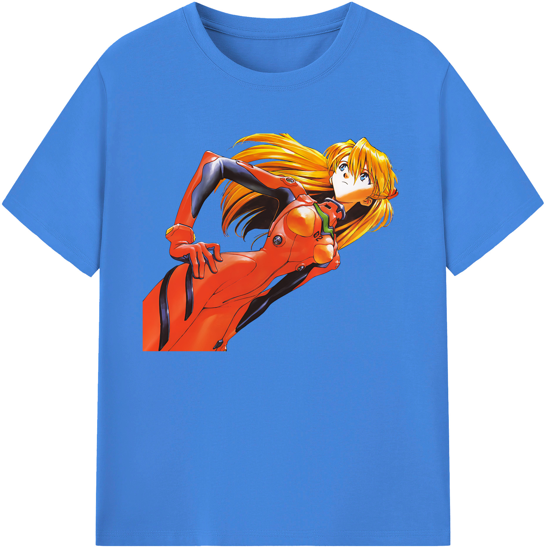 （画像用） EVA 新世紀エヴァンゲリオン 綿100％ メンズ半袖Tシャツ｜肌触りやわらか＆通気性