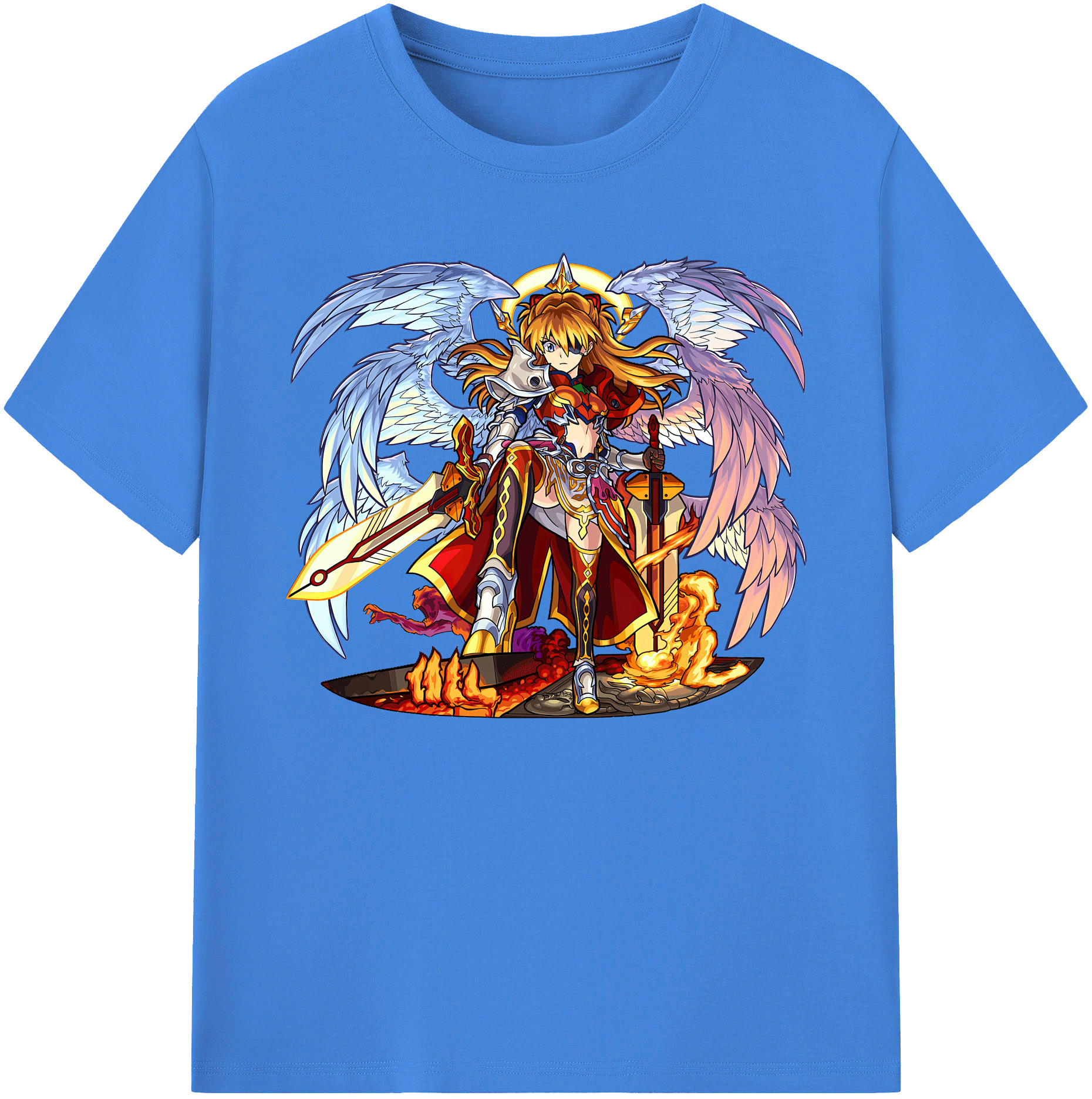 （画像用） EVA 新世紀エヴァンゲリオン 綿100％ メンズ半袖Tシャツ｜肌触りやわらか＆通気性