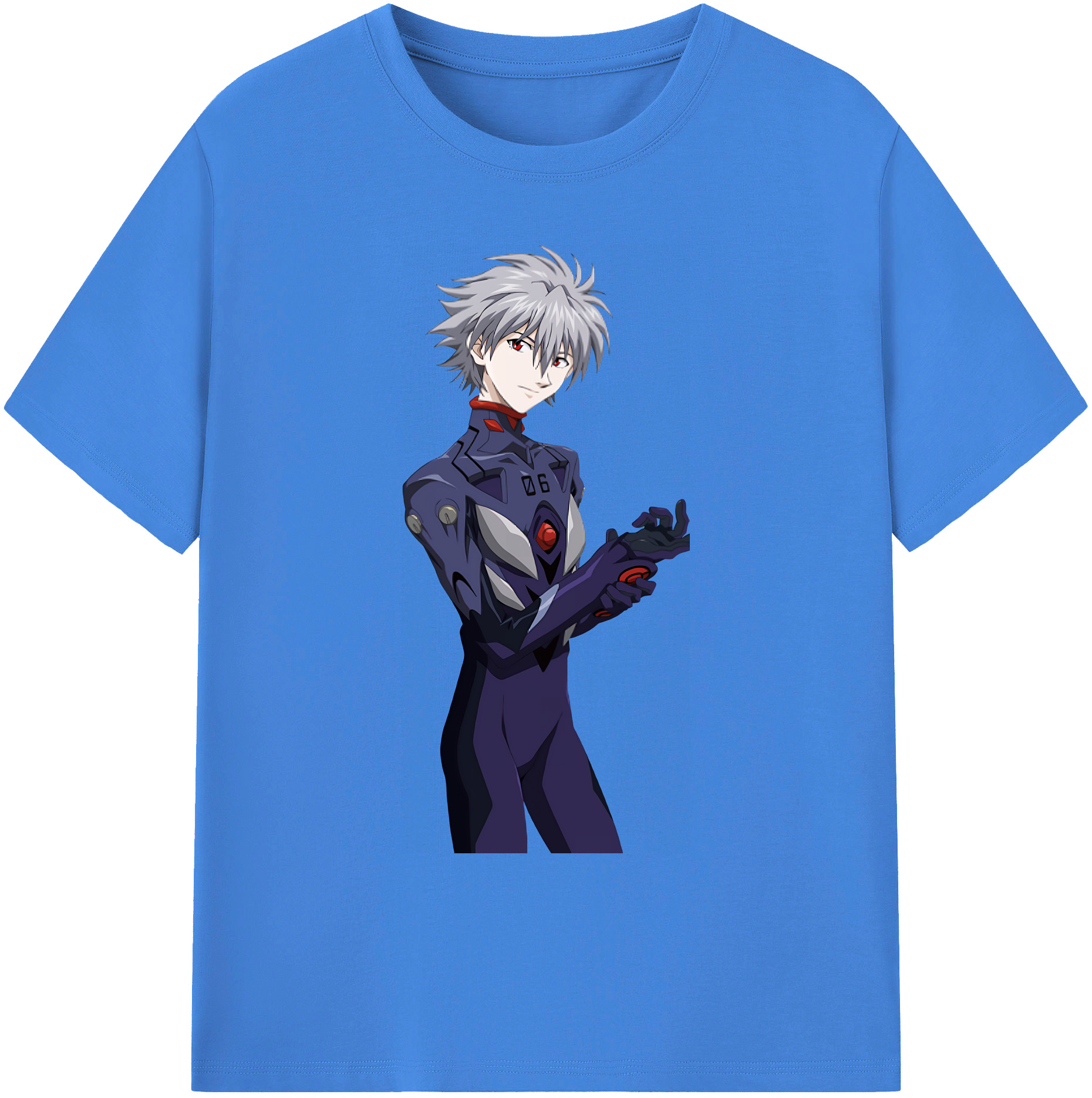 （画像用） EVA 新世紀エヴァンゲリオン 綿100％ メンズ半袖Tシャツ｜肌触りやわらか＆通気性