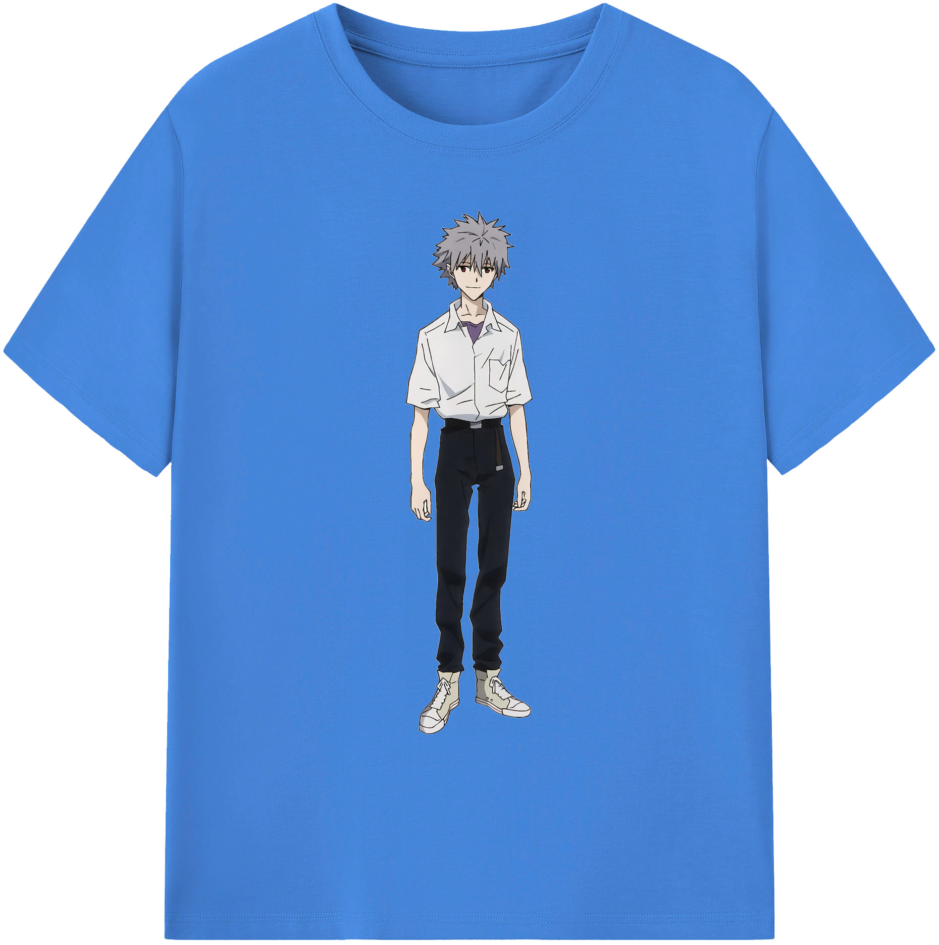 （画像用） EVA 新世紀エヴァンゲリオン 綿100％ メンズ半袖Tシャツ｜肌触りやわらか＆通気性