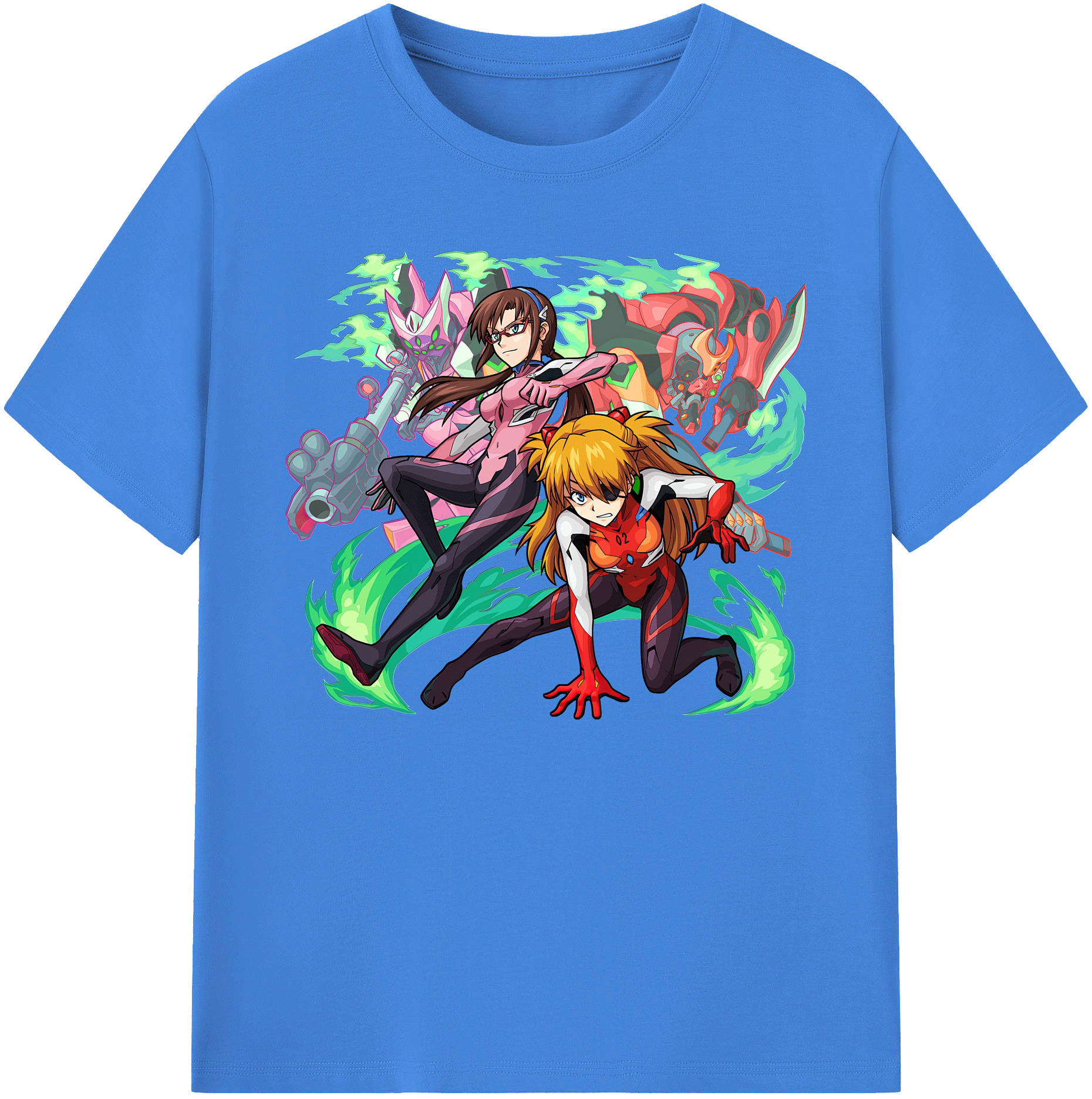 （画像用） EVA 新世紀エヴァンゲリオン 綿100％ メンズ半袖Tシャツ｜肌触りやわらか＆通気性