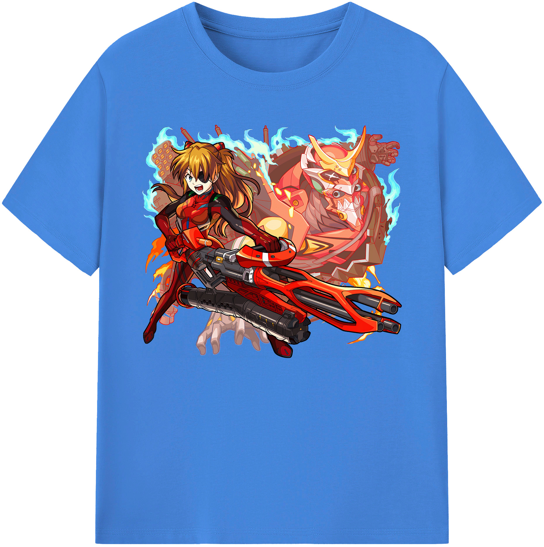 （画像用） EVA 新世紀エヴァンゲリオン 綿100％ メンズ半袖Tシャツ｜肌触りやわらか＆通気性
