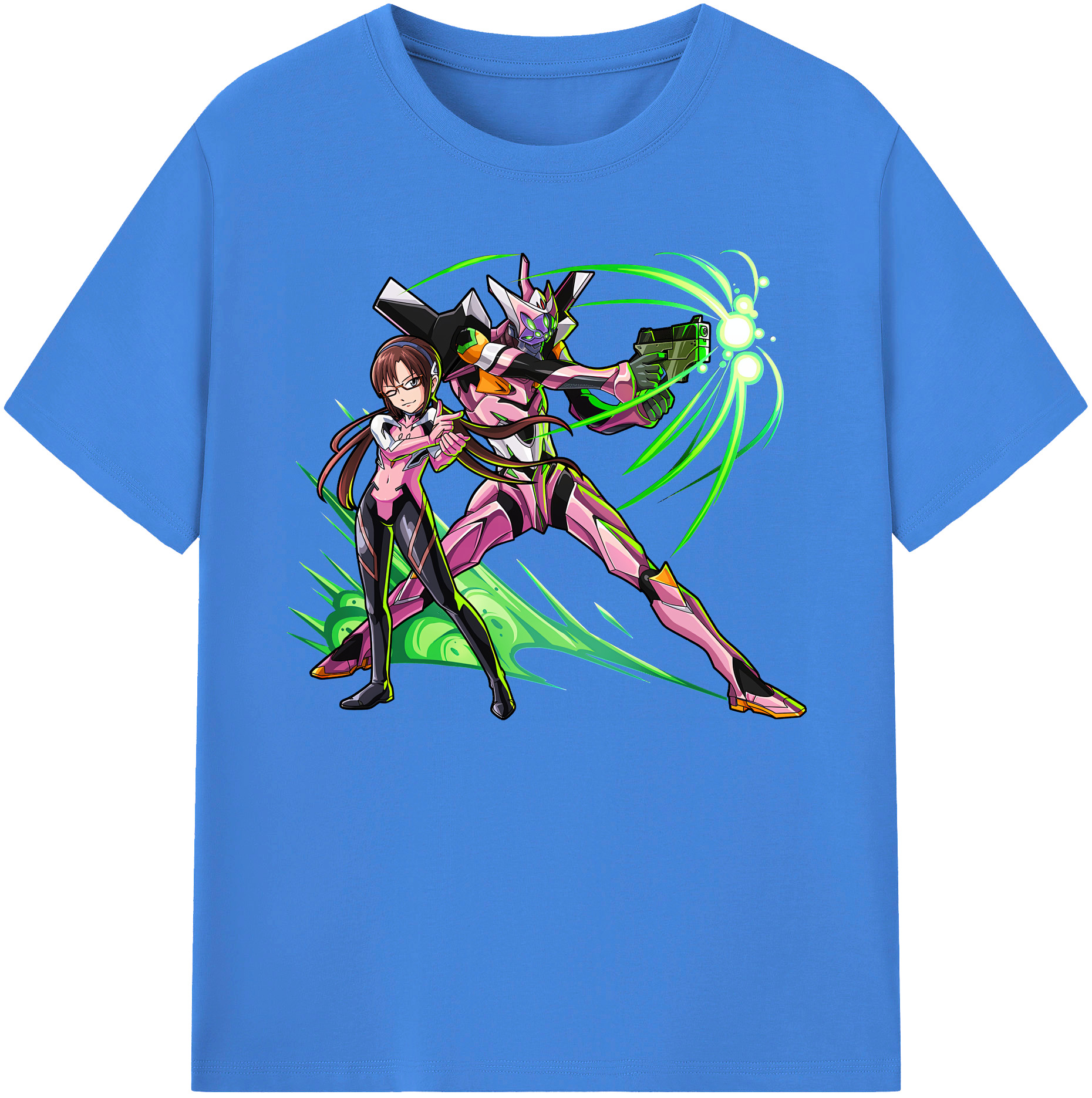 （画像用） EVA 新世紀エヴァンゲリオン 綿100％ メンズ半袖Tシャツ｜肌触りやわらか＆通気性