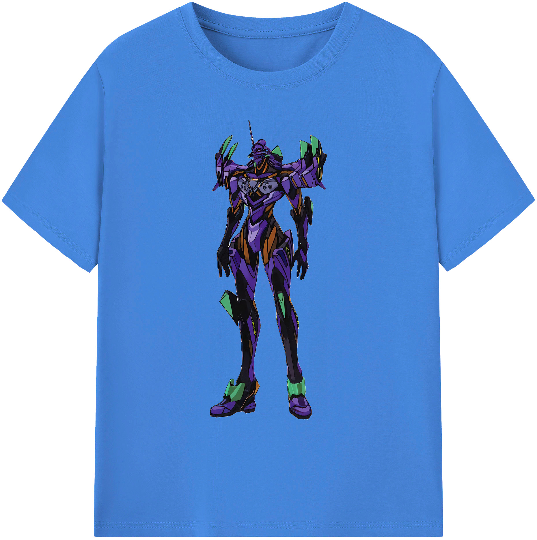 （画像用） EVA 新世紀エヴァンゲリオン 綿100％ メンズ半袖Tシャツ｜肌触りやわらか＆通気性