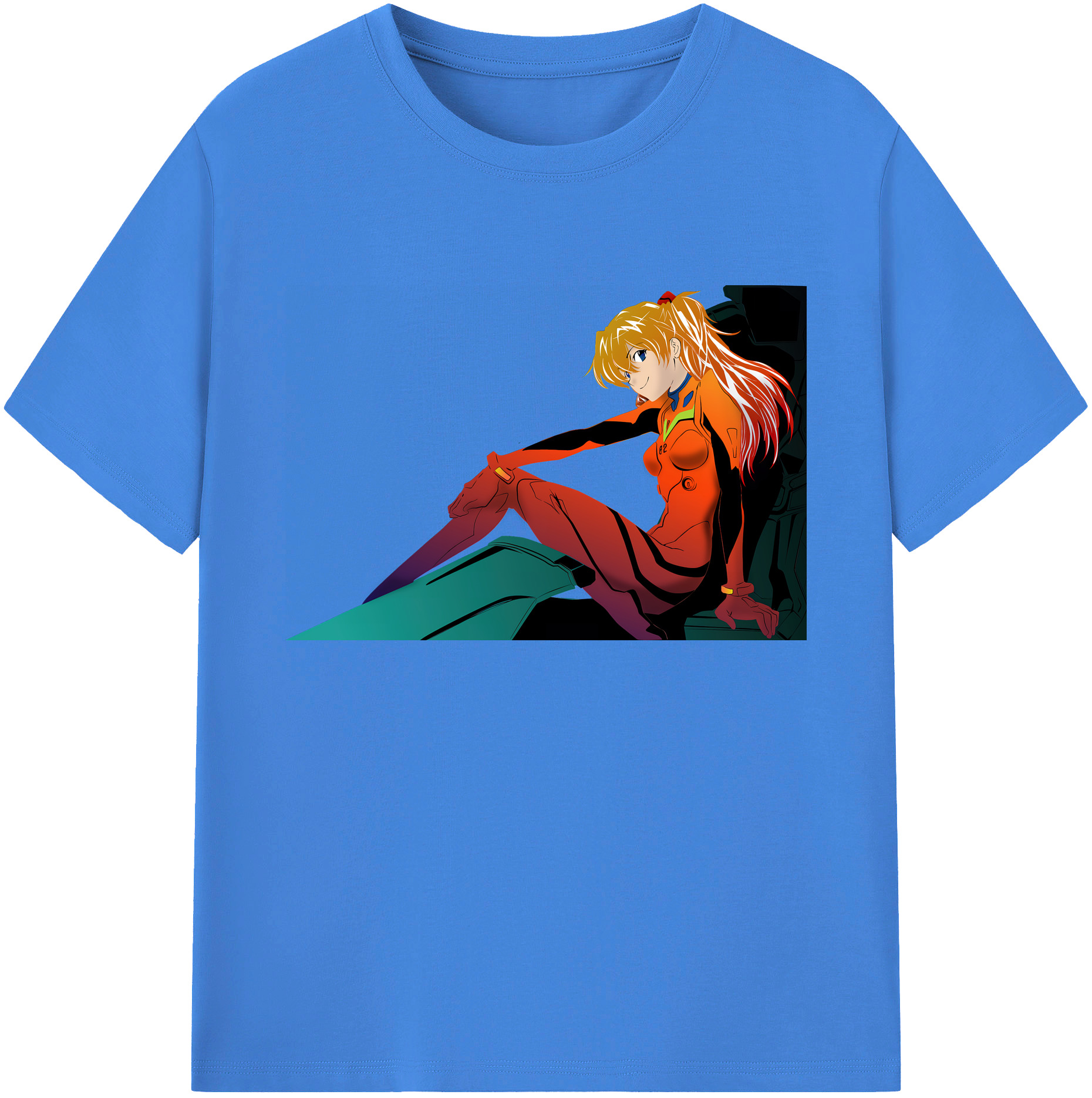 （画像用） EVA 新世紀エヴァンゲリオン 綿100％ メンズ半袖Tシャツ｜肌触りやわらか＆通気性