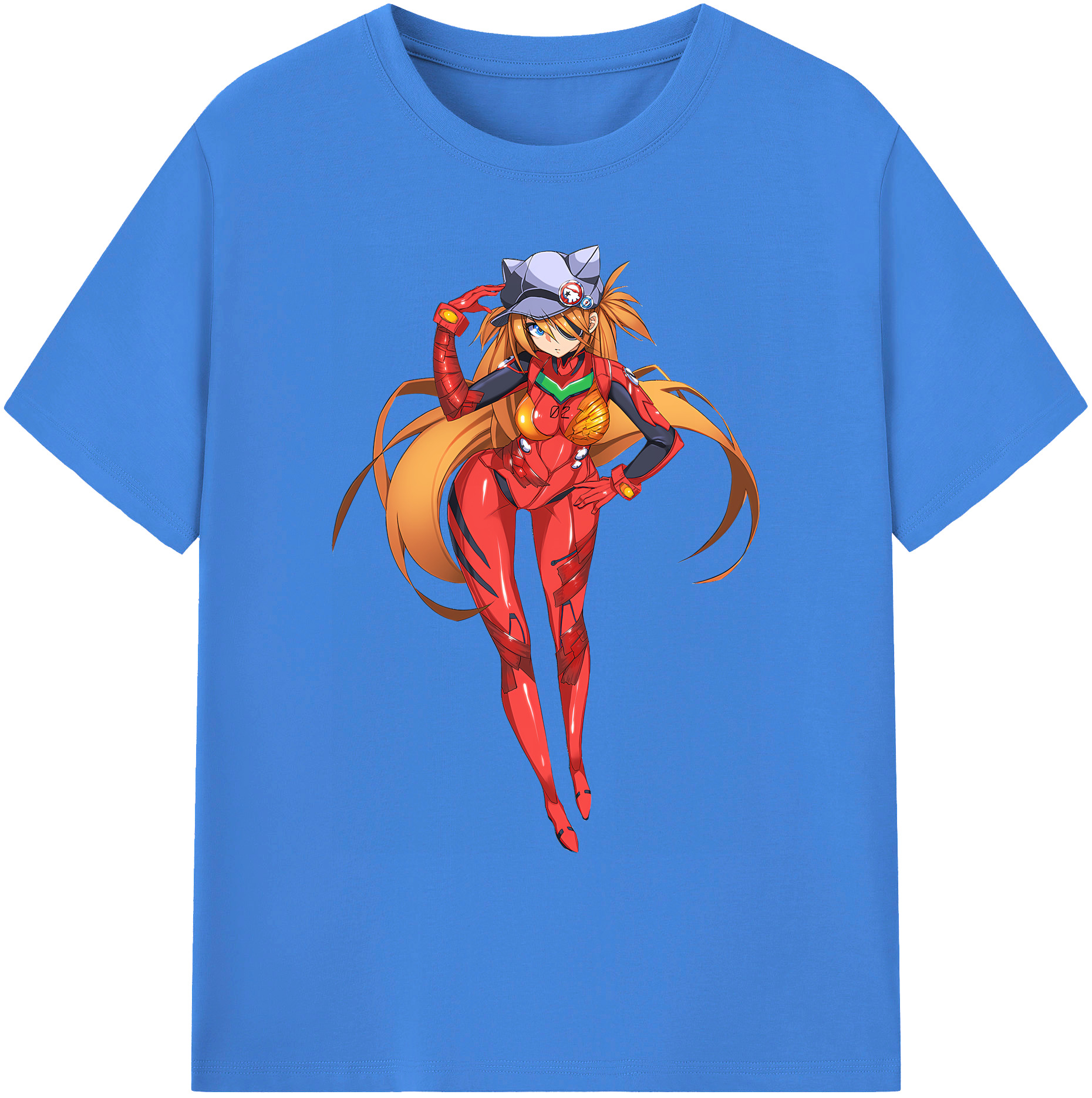 （画像用） EVA 新世紀エヴァンゲリオン 綿100％ メンズ半袖Tシャツ｜肌触りやわらか＆通気性