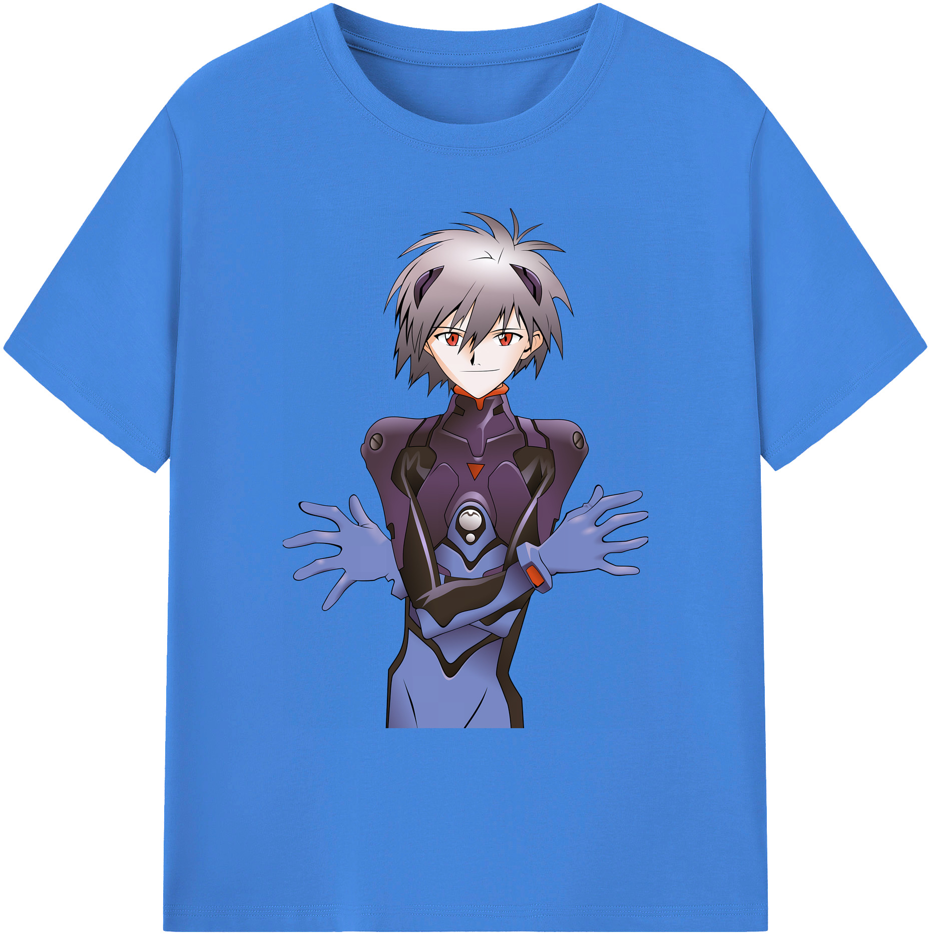 （画像用） EVA 新世紀エヴァンゲリオン 綿100％ メンズ半袖Tシャツ｜肌触りやわらか＆通気性