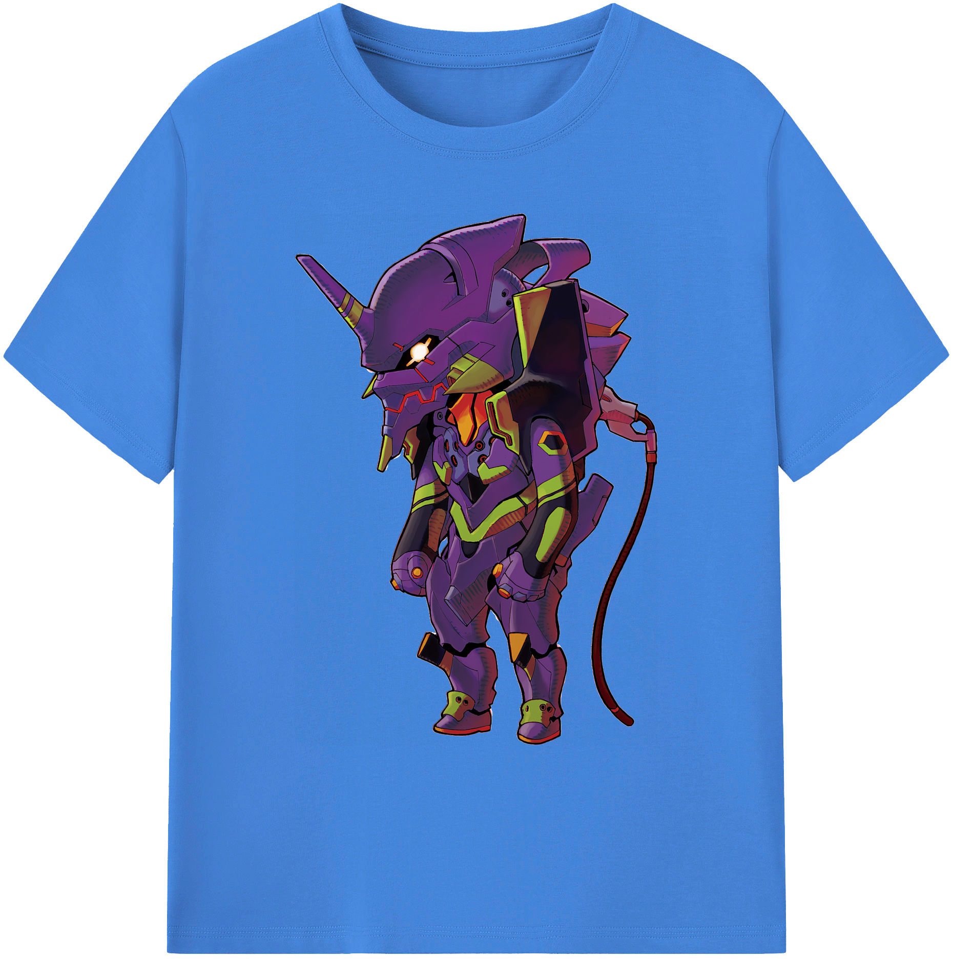 （画像用） EVA 新世紀エヴァンゲリオン 綿100％ メンズ半袖Tシャツ｜肌触りやわらか＆通気性