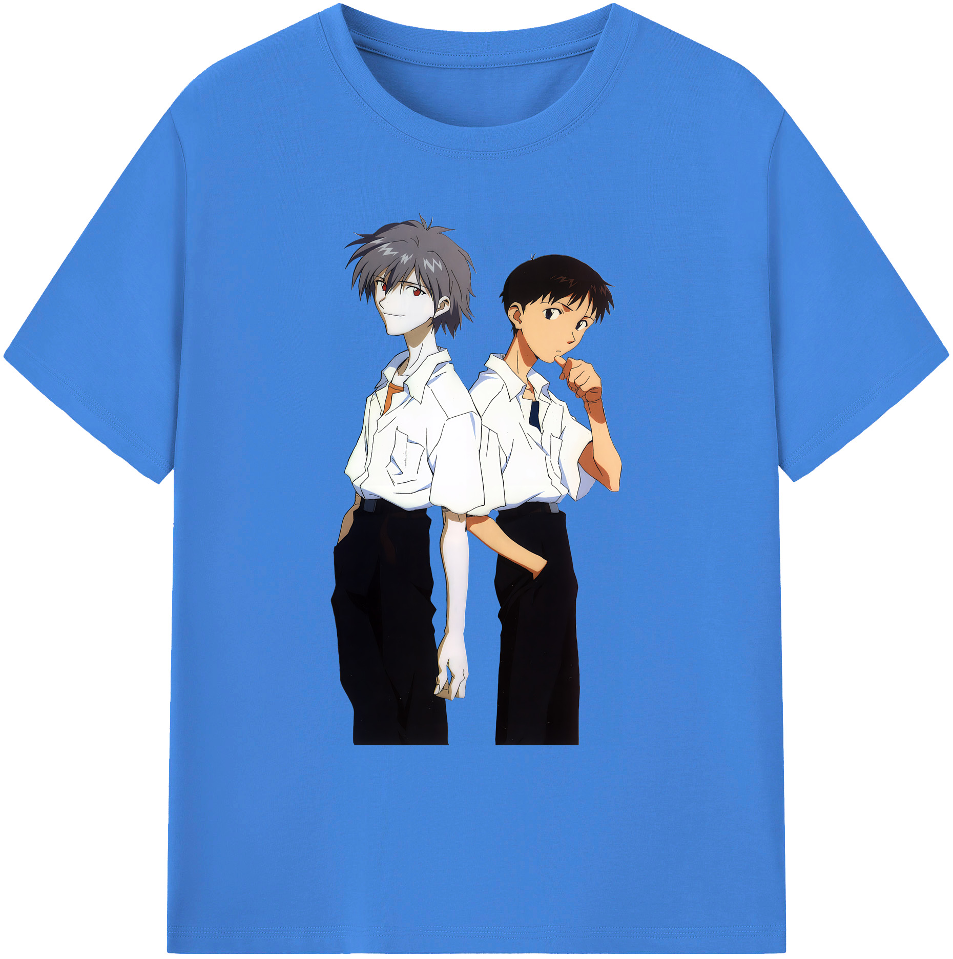 （画像用） EVA 新世紀エヴァンゲリオン 綿100％ メンズ半袖Tシャツ｜肌触りやわらか＆通気性