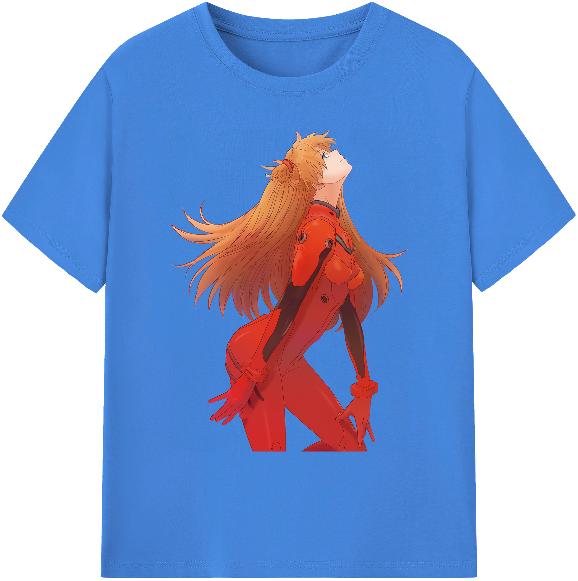 （画像用） EVA 新世紀エヴァンゲリオン 綿100％ メンズ半袖Tシャツ｜肌触りやわらか＆通気性