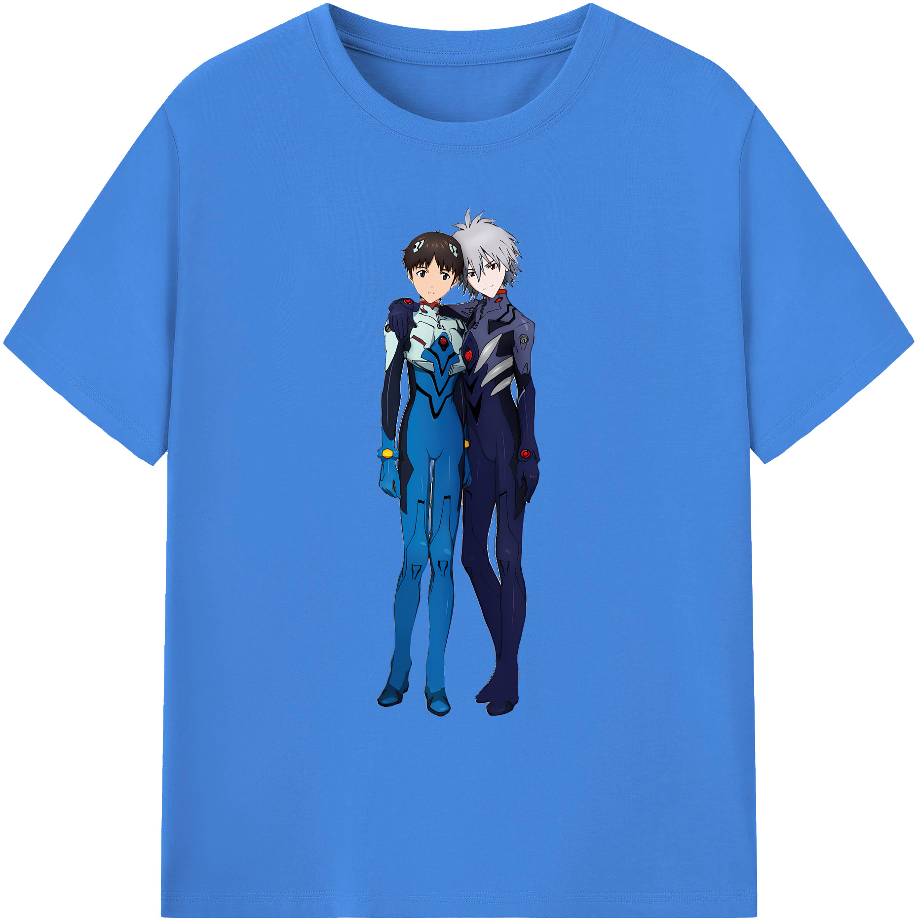 （画像用） EVA 新世紀エヴァンゲリオン 綿100％ メンズ半袖Tシャツ｜肌触りやわらか＆通気性