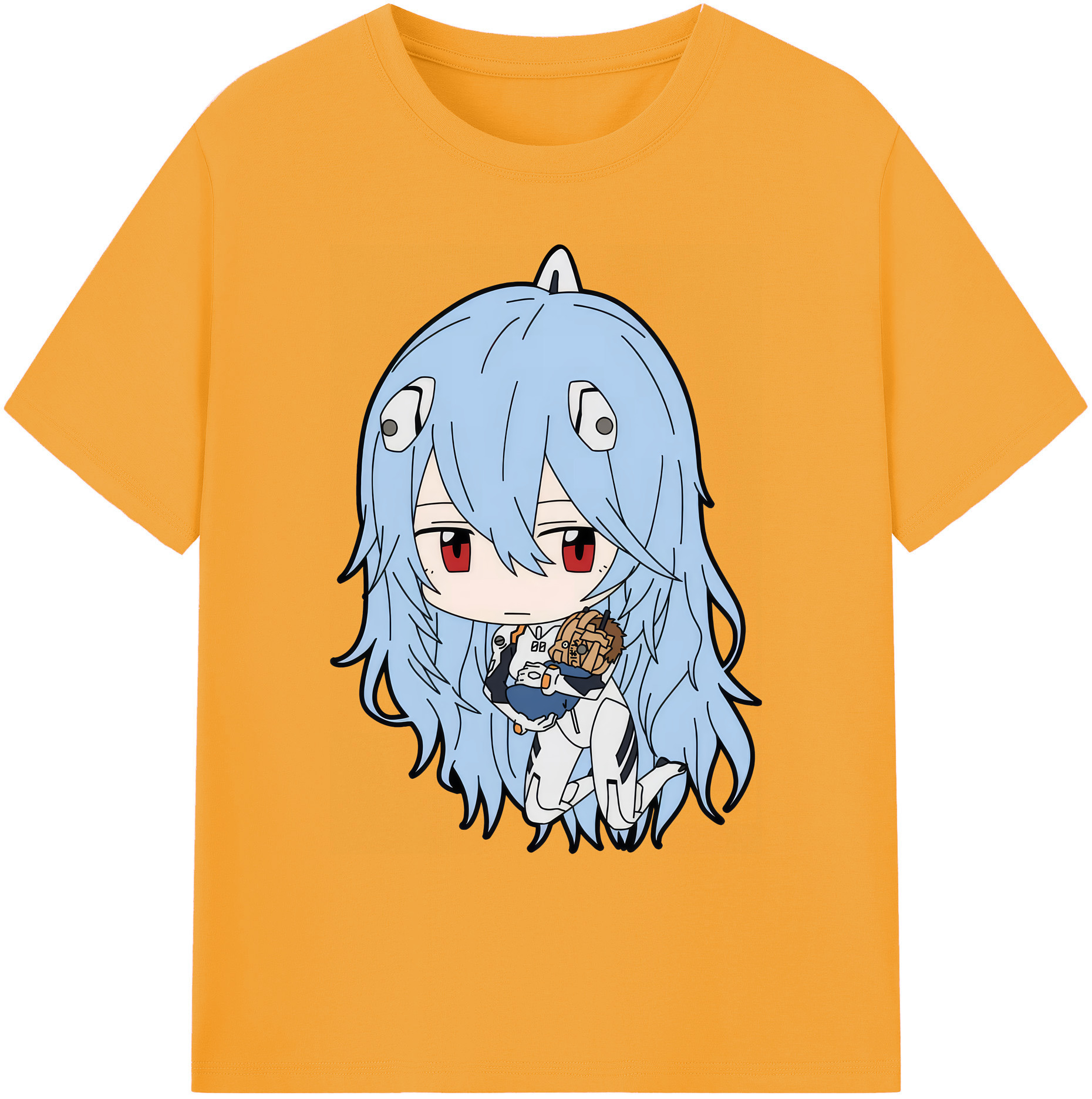 （画像用） EVA 新世紀エヴァンゲリオン 綿100％ メンズ半袖Tシャツ｜肌触りやわらか＆通気性
