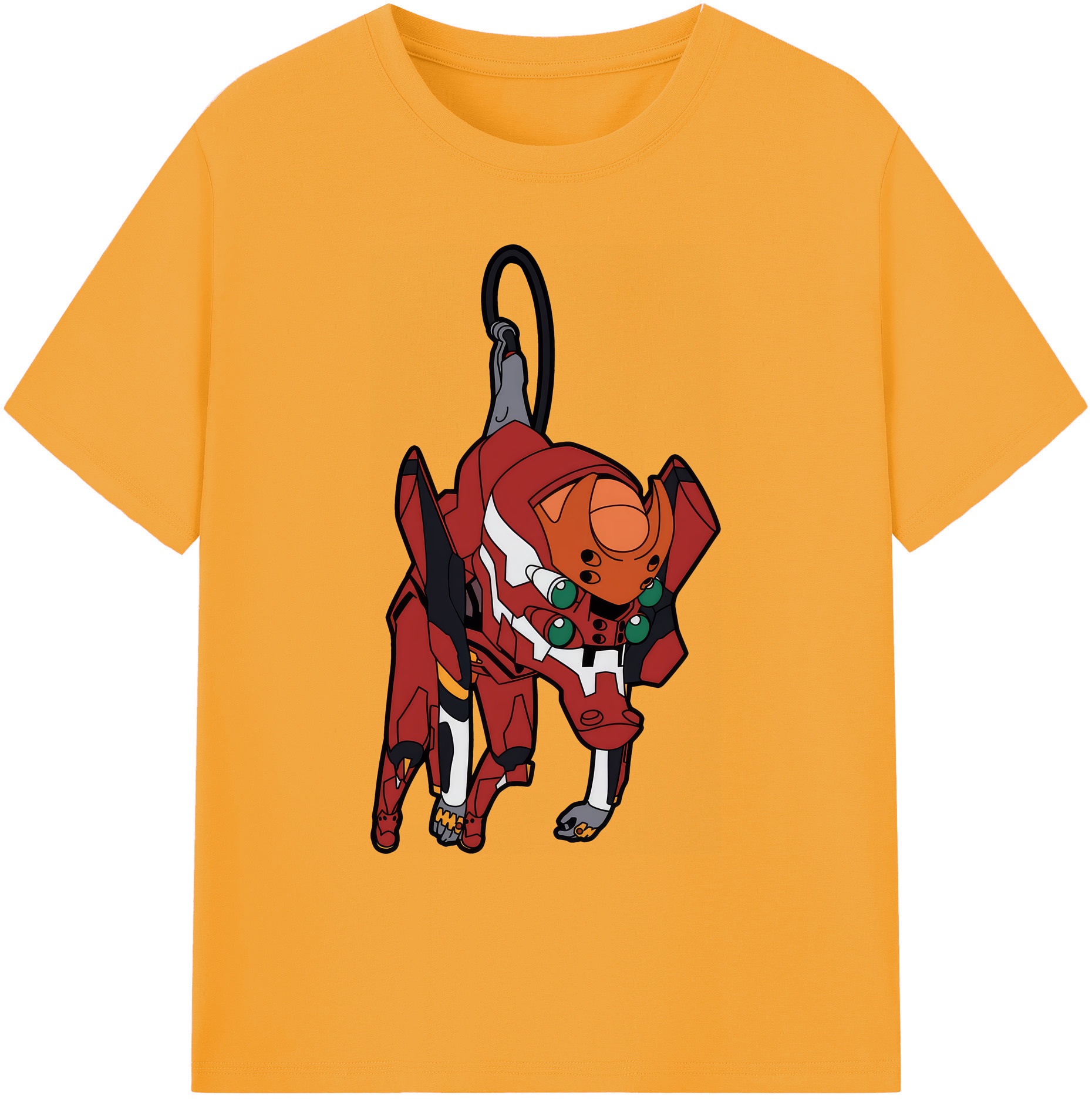 （画像用） EVA 新世紀エヴァンゲリオン 綿100％ メンズ半袖Tシャツ｜肌触りやわらか＆通気性