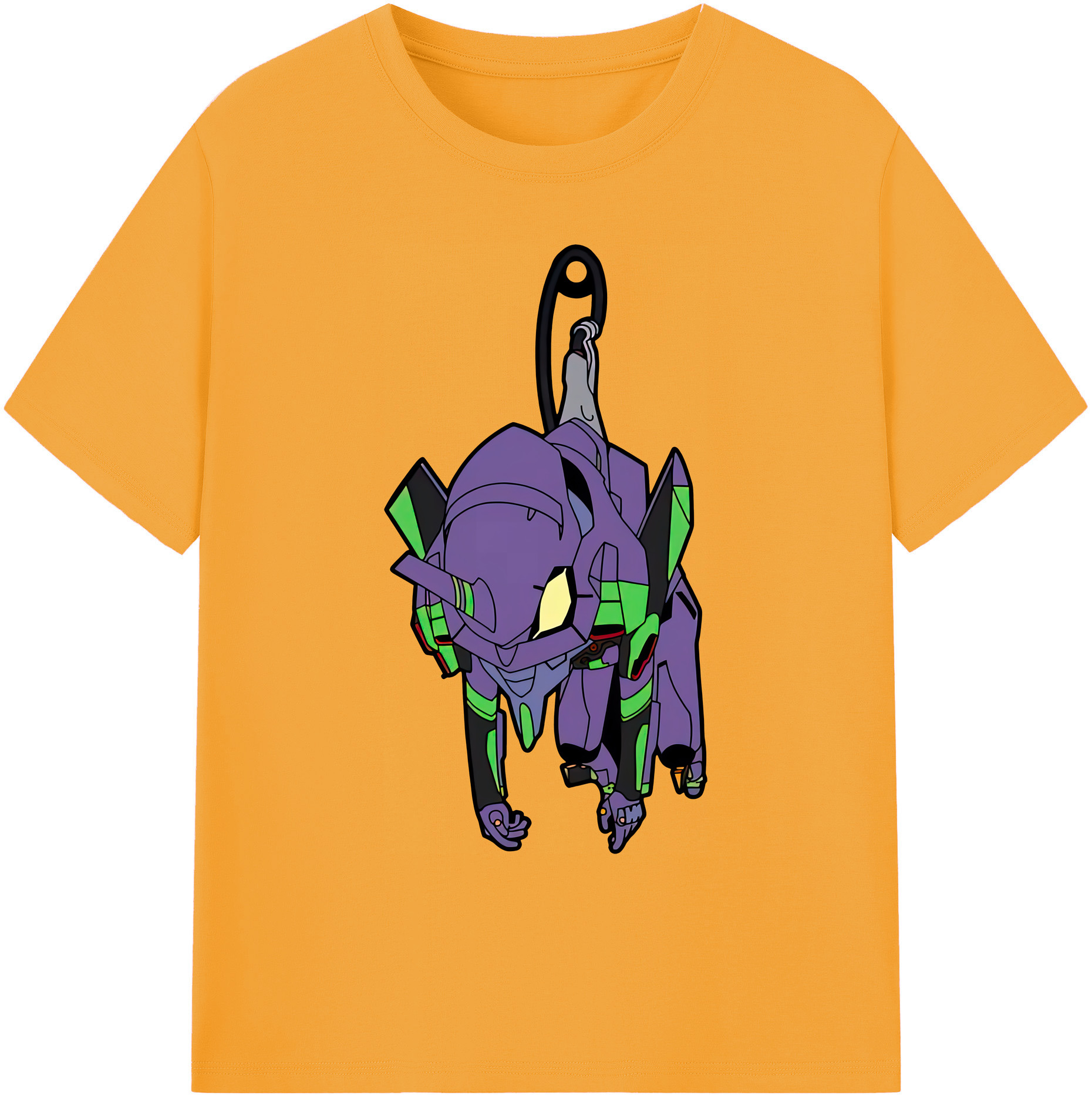 （画像用） EVA 新世紀エヴァンゲリオン 綿100％ メンズ半袖Tシャツ｜肌触りやわらか＆通気性