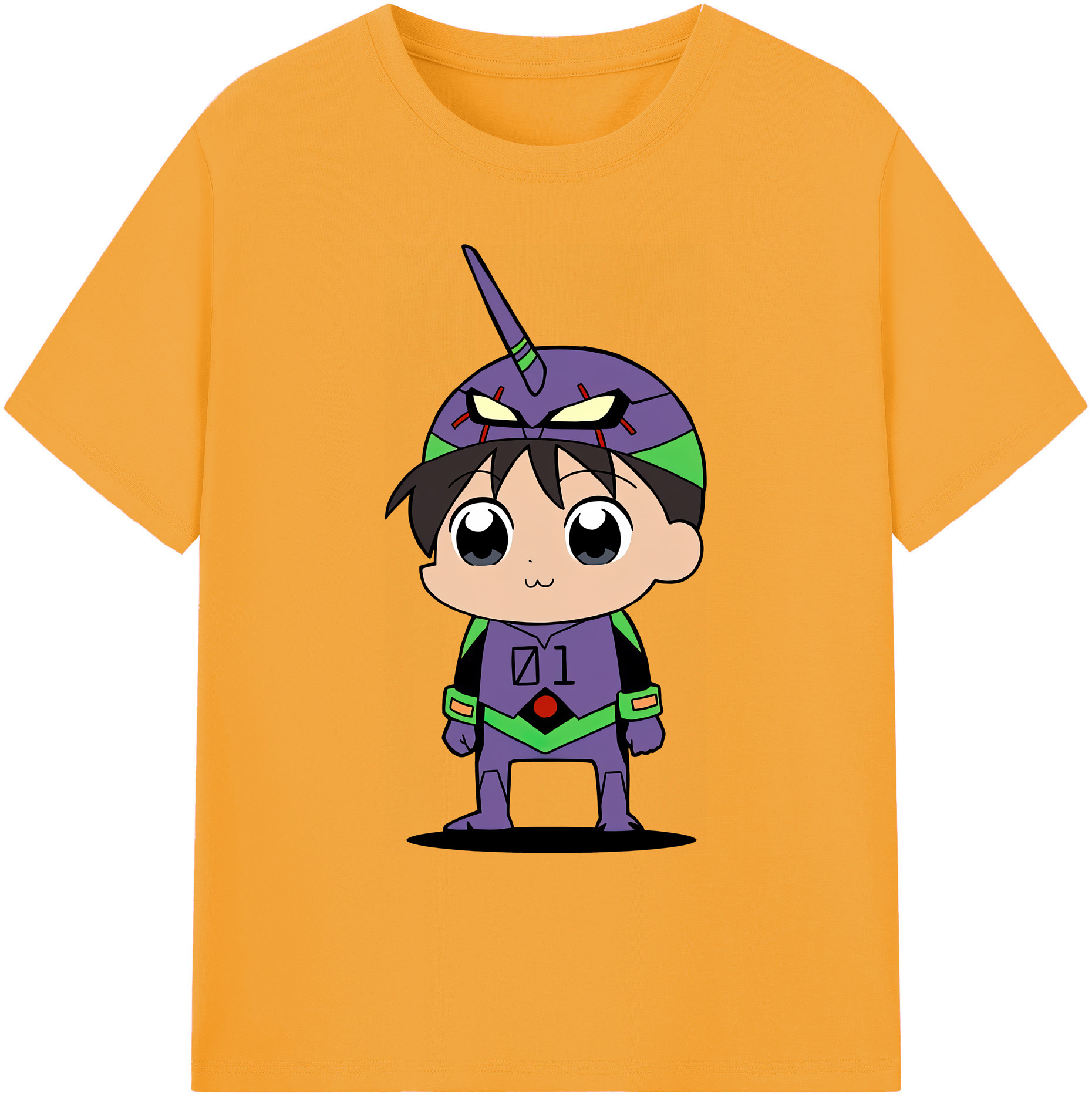 （画像用） EVA 新世紀エヴァンゲリオン 綿100％ メンズ半袖Tシャツ｜肌触りやわらか＆通気性