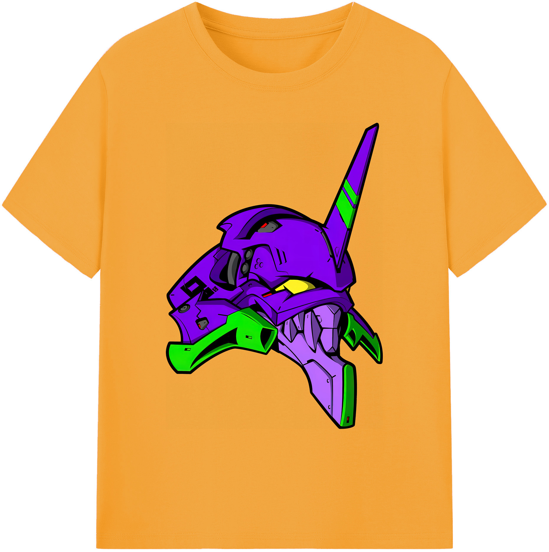 （画像用） EVA 新世紀エヴァンゲリオン 綿100％ メンズ半袖Tシャツ｜肌触りやわらか＆通気性