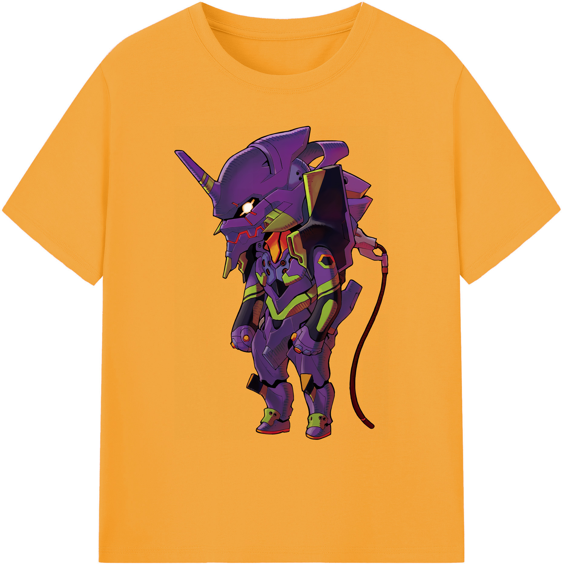 （画像用） EVA 新世紀エヴァンゲリオン 綿100％ メンズ半袖Tシャツ｜肌触りやわらか＆通気性
