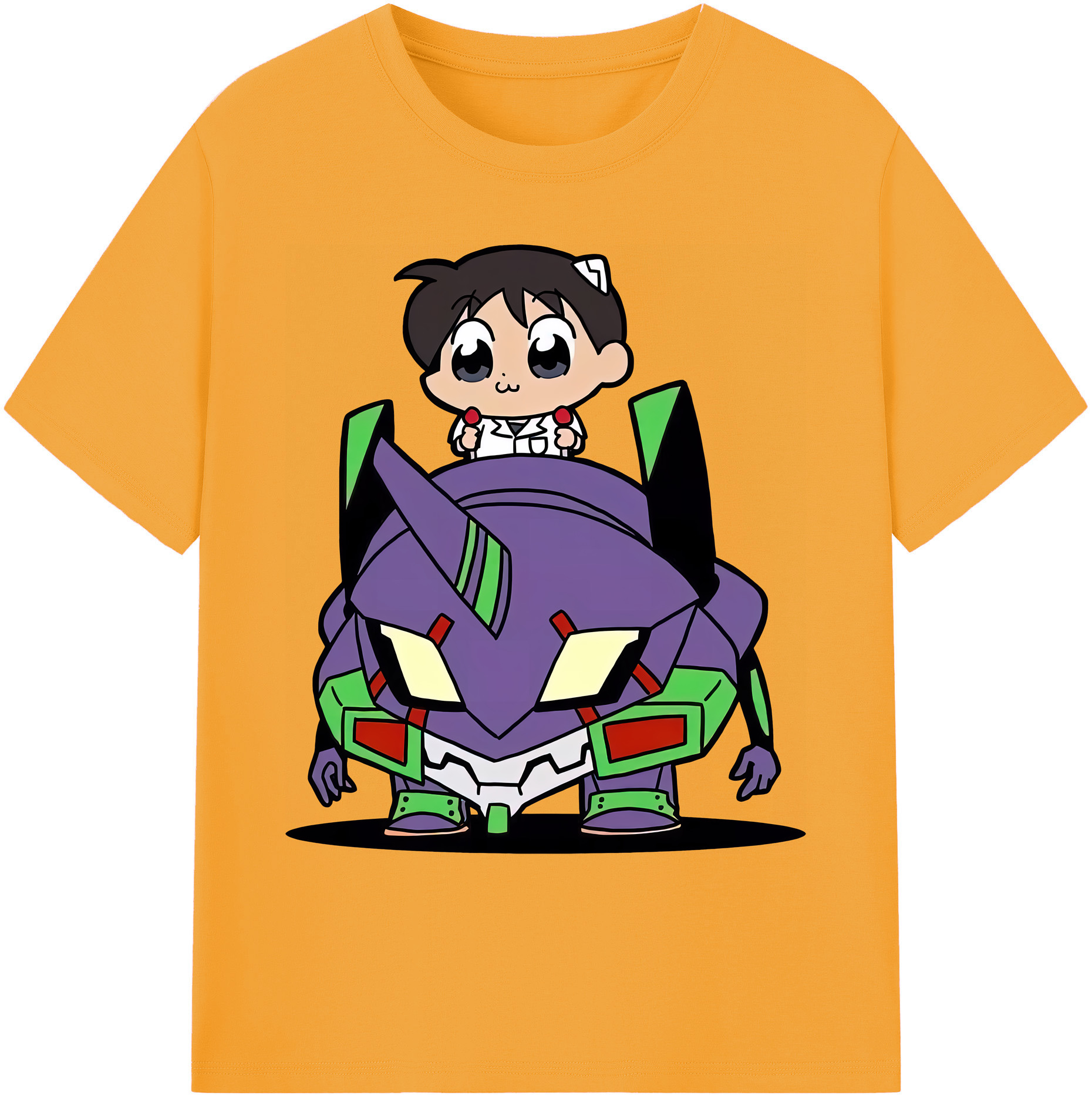 （画像用） EVA 新世紀エヴァンゲリオン 綿100％ メンズ半袖Tシャツ｜肌触りやわらか＆通気性