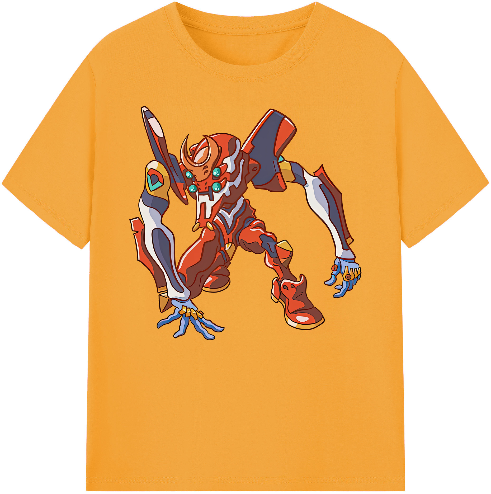 （画像用） EVA 新世紀エヴァンゲリオン 綿100％ メンズ半袖Tシャツ｜肌触りやわらか＆通気性