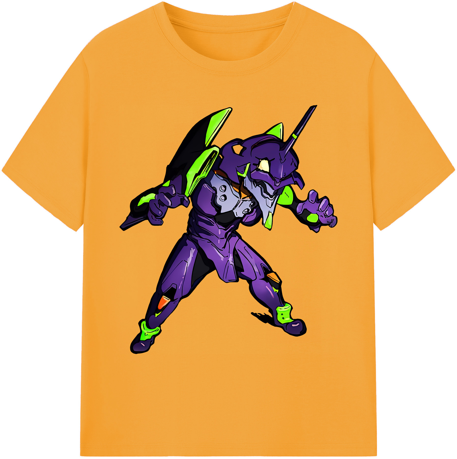 （画像用） EVA 新世紀エヴァンゲリオン 綿100％ メンズ半袖Tシャツ｜肌触りやわらか＆通気性