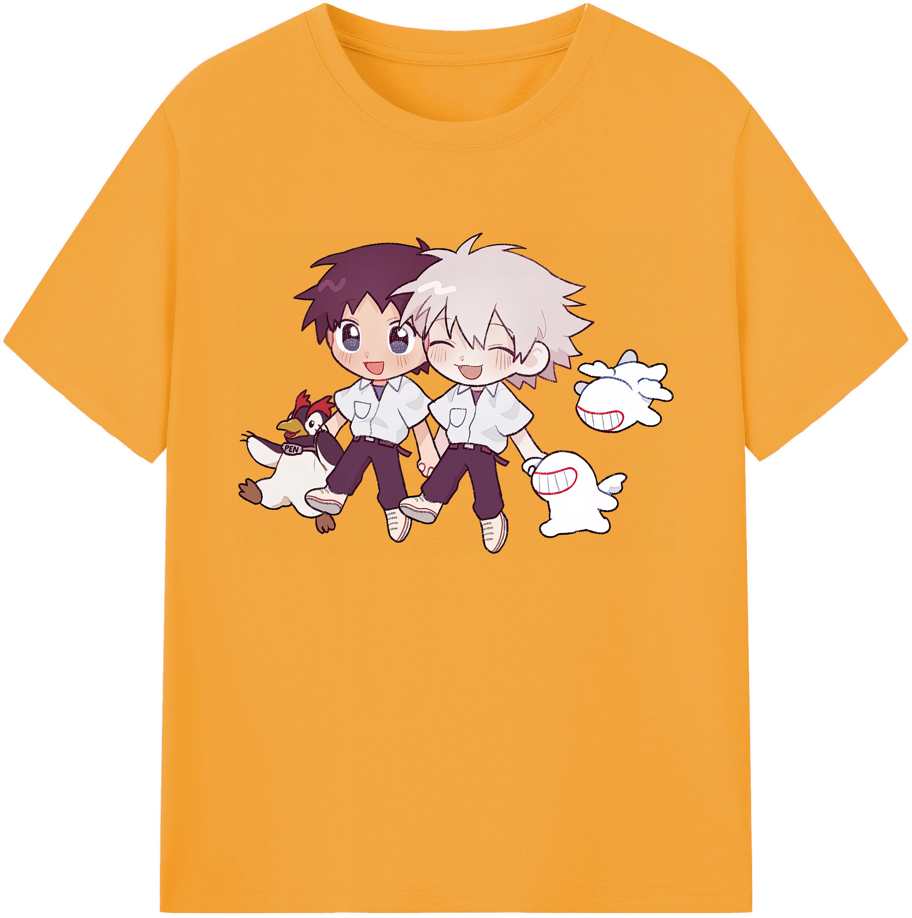 （画像用） EVA 新世紀エヴァンゲリオン 綿100％ メンズ半袖Tシャツ｜肌触りやわらか＆通気性