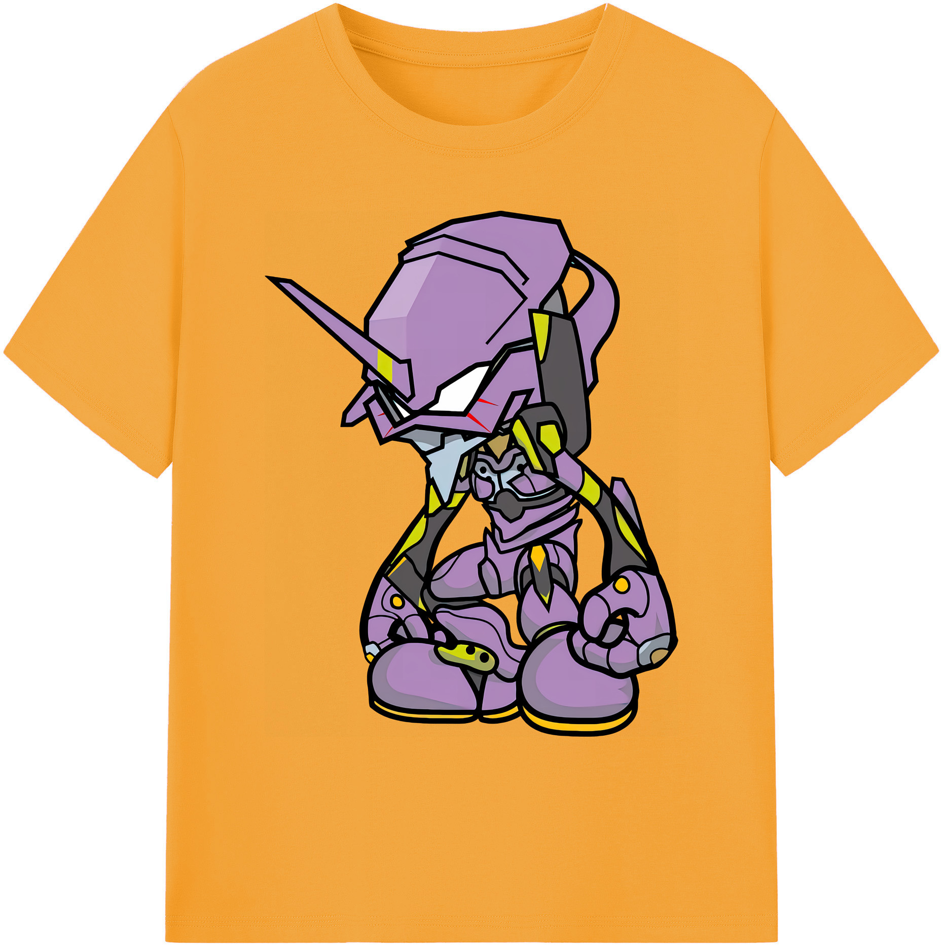 （画像用） EVA 新世紀エヴァンゲリオン 綿100％ メンズ半袖Tシャツ｜肌触りやわらか＆通気性