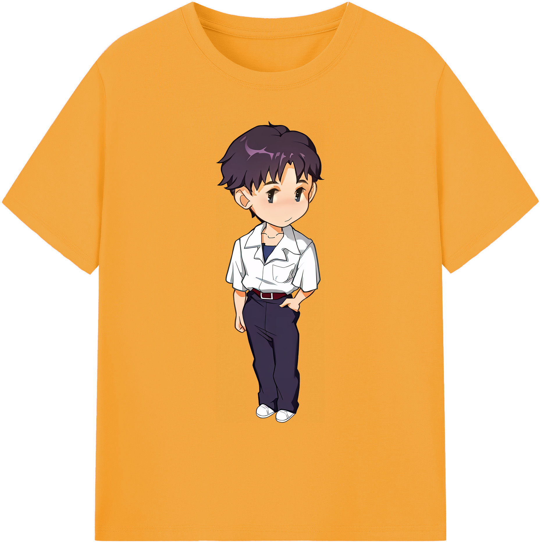 （画像用） EVA 新世紀エヴァンゲリオン 綿100％ メンズ半袖Tシャツ｜肌触りやわらか＆通気性