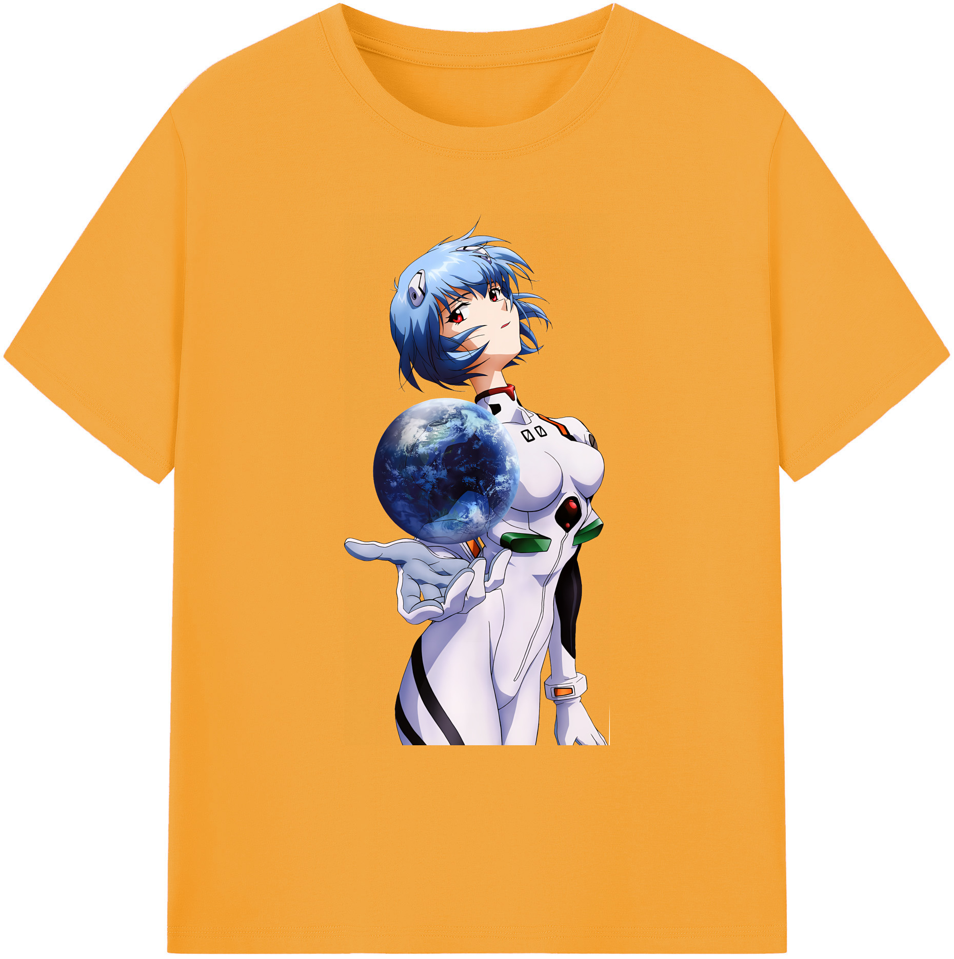 （画像用） EVA 新世紀エヴァンゲリオン 綿100％ メンズ半袖Tシャツ｜肌触りやわらか＆通気性