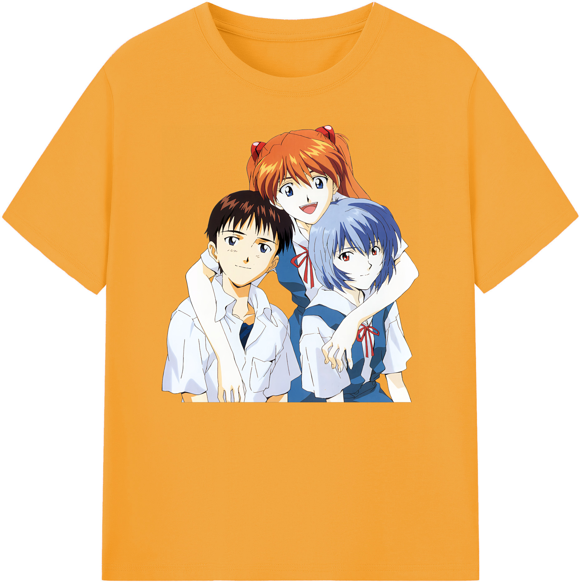 （画像用） EVA 新世紀エヴァンゲリオン 綿100％ メンズ半袖Tシャツ｜肌触りやわらか＆通気性