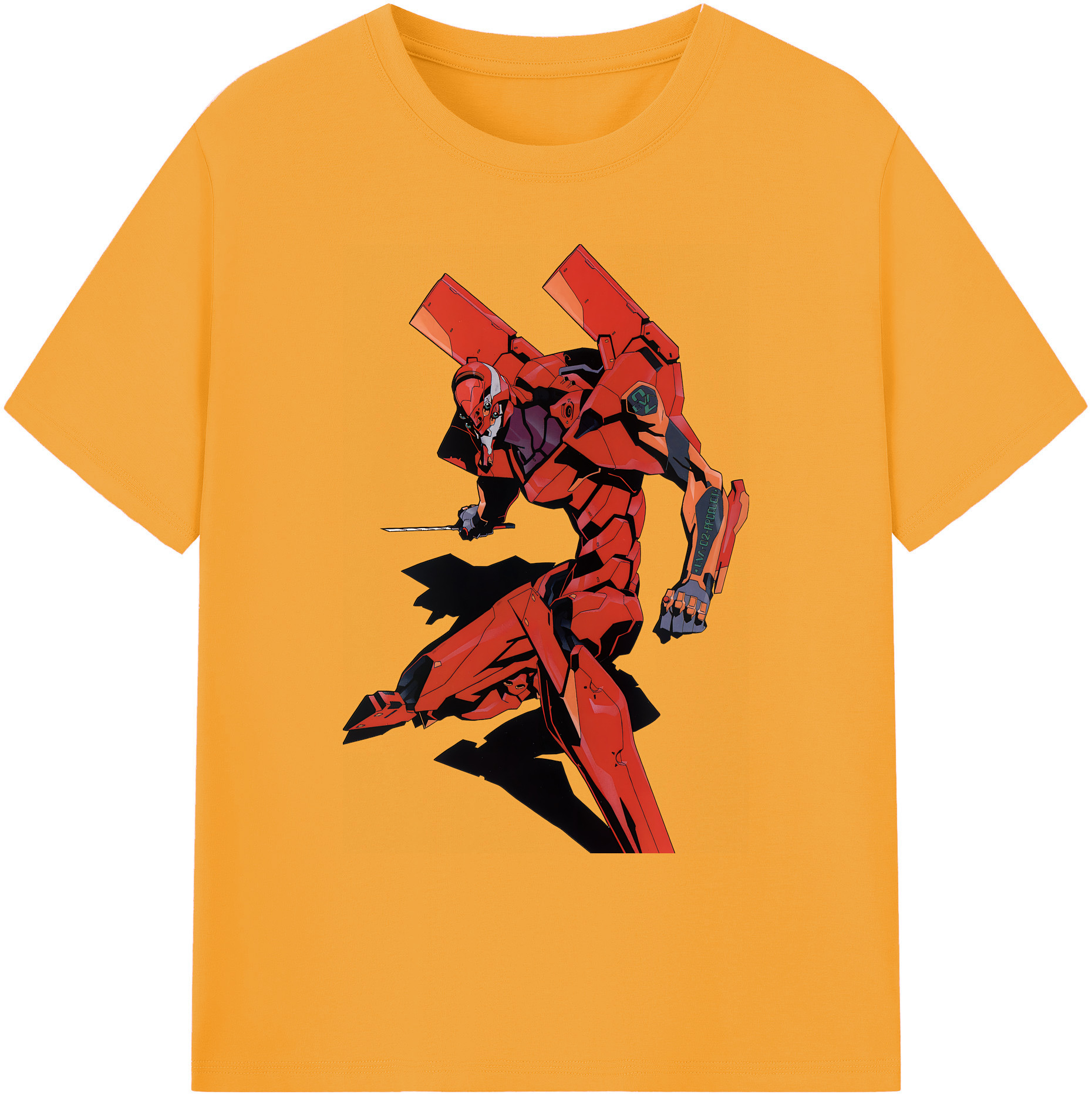 （画像用） EVA 新世紀エヴァンゲリオン 綿100％ メンズ半袖Tシャツ｜肌触りやわらか＆通気性