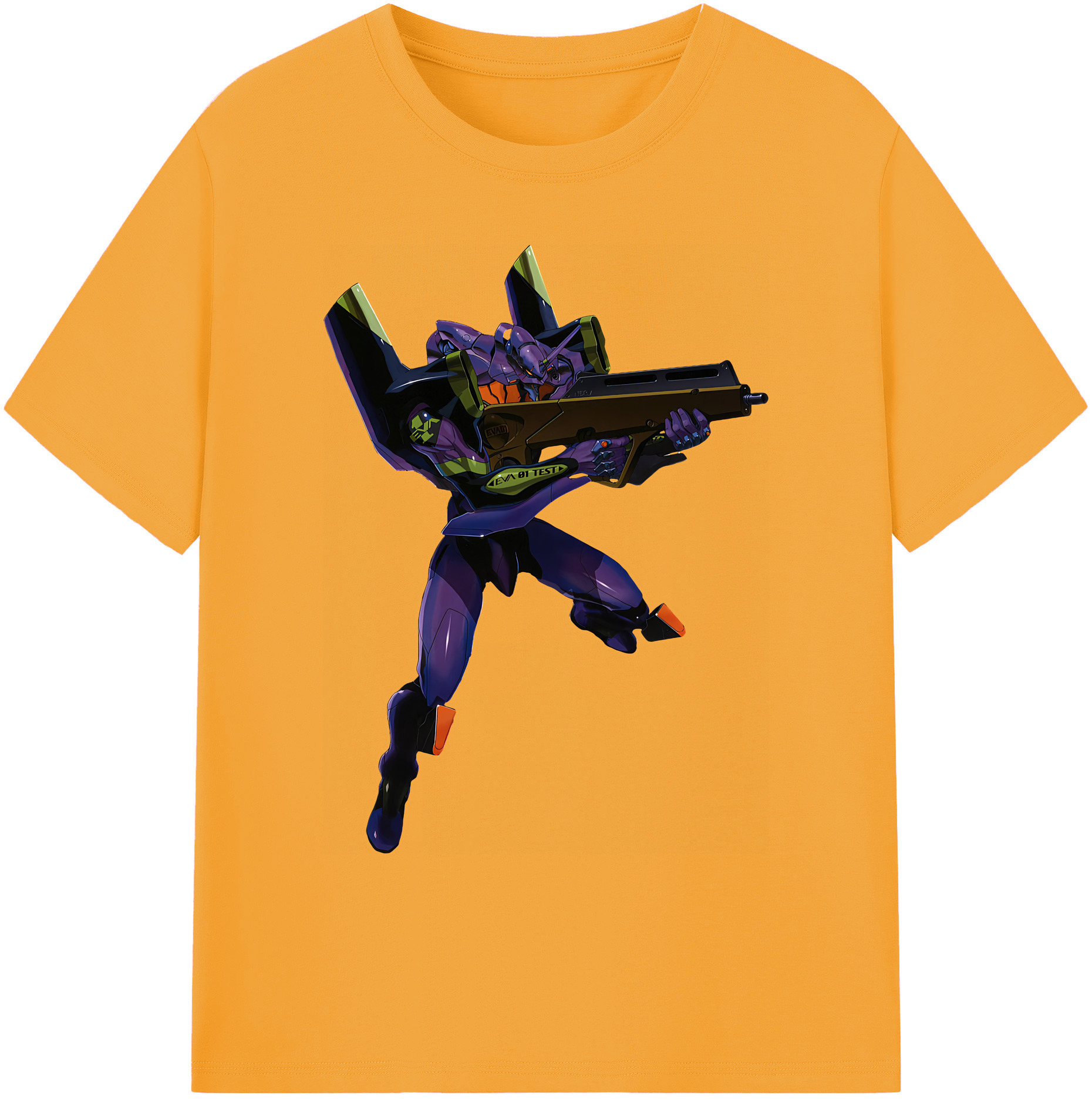 （画像用） EVA 新世紀エヴァンゲリオン 綿100％ メンズ半袖Tシャツ｜肌触りやわらか＆通気性