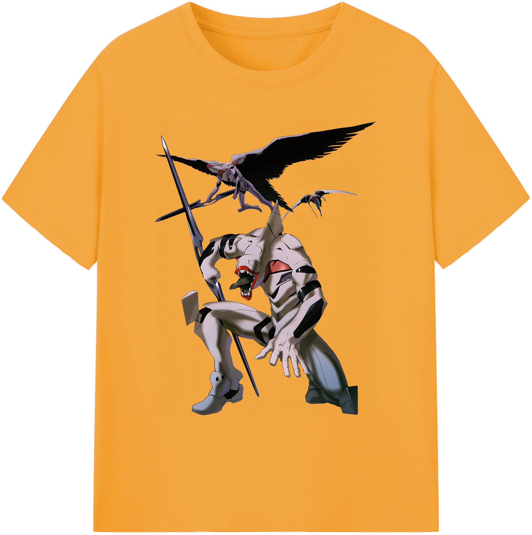 （画像用） EVA 新世紀エヴァンゲリオン 綿100％ メンズ半袖Tシャツ｜肌触りやわらか＆通気性