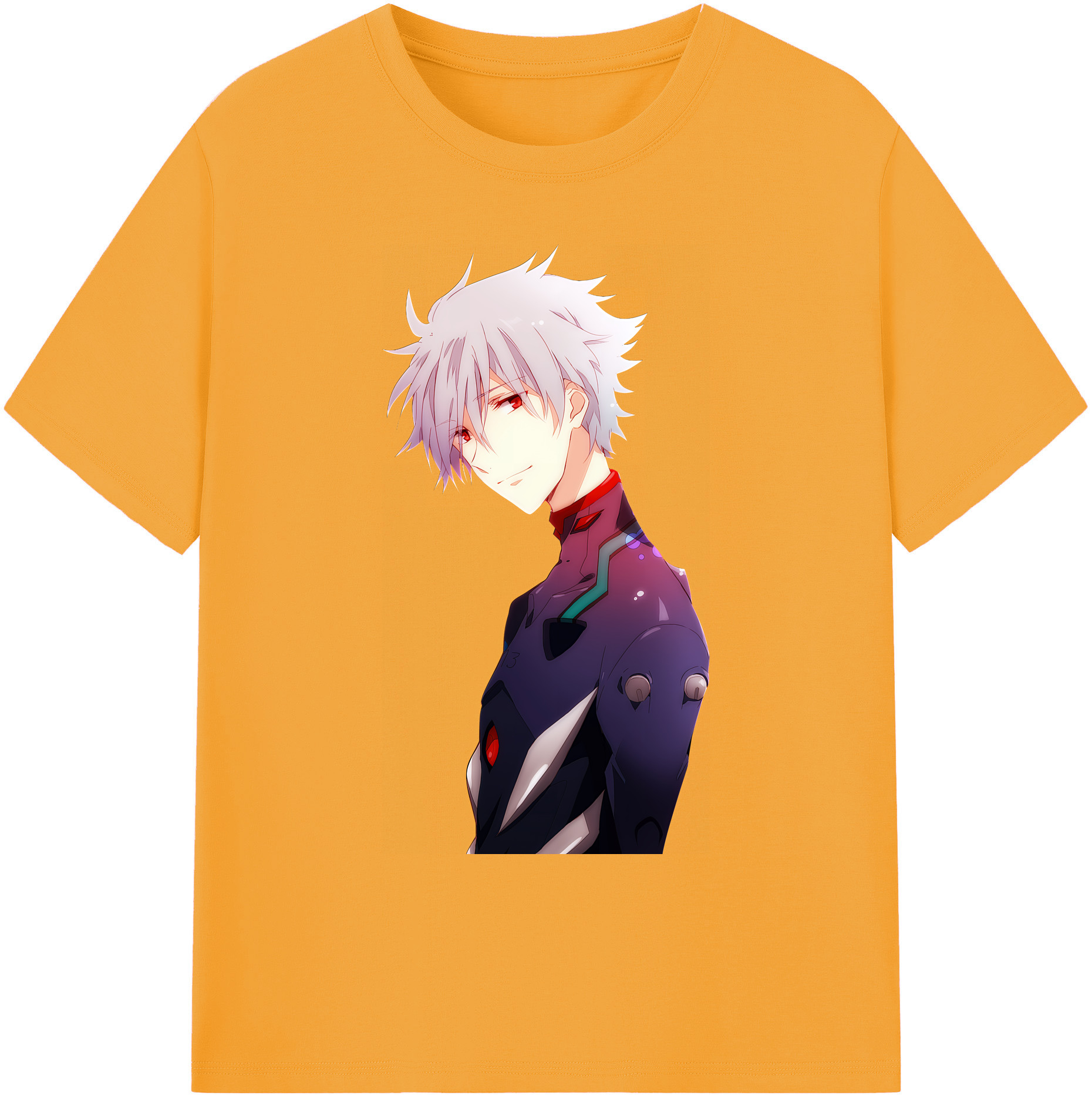 （画像用） EVA 新世紀エヴァンゲリオン 綿100％ メンズ半袖Tシャツ｜肌触りやわらか＆通気性