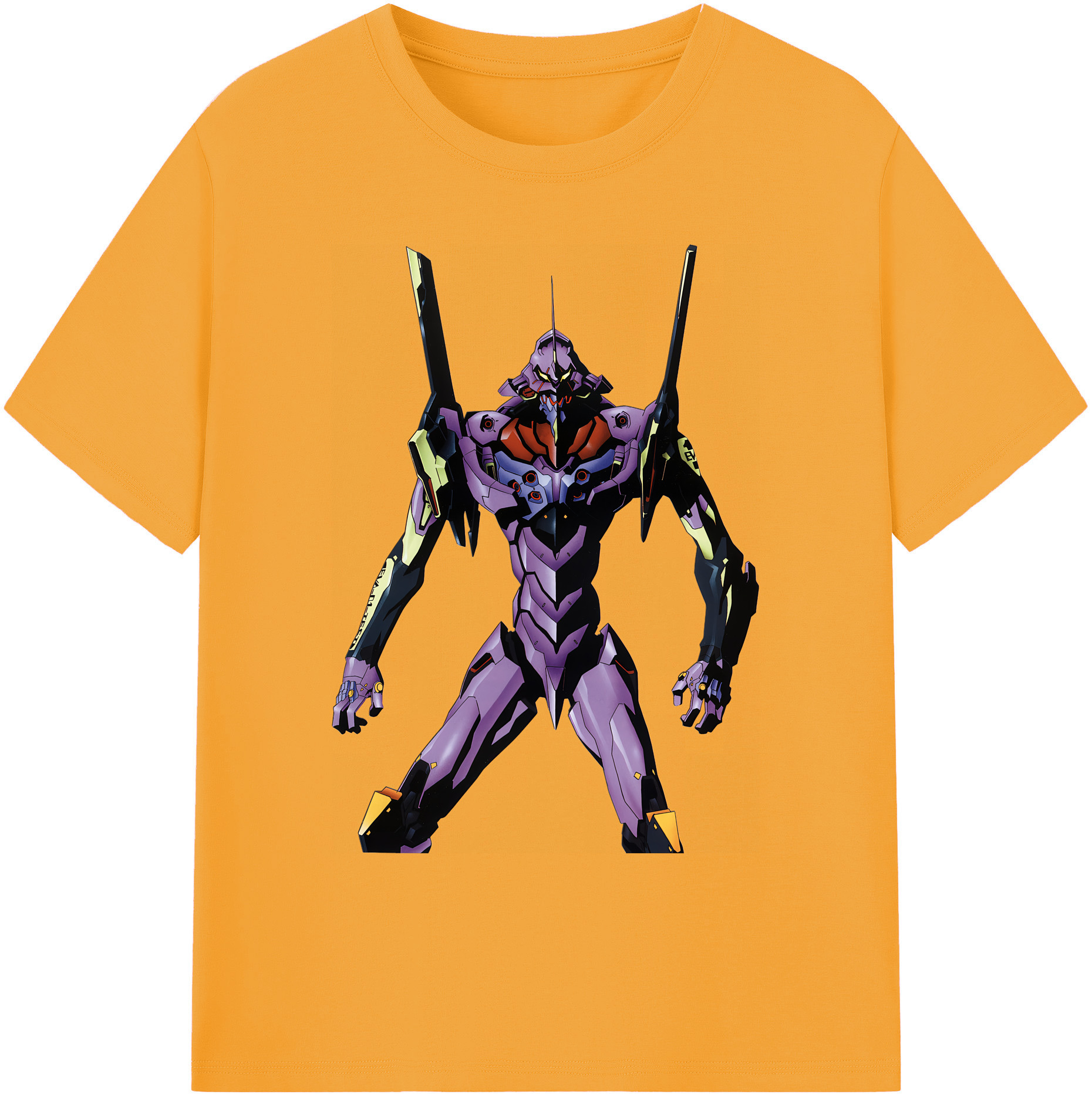 （画像用） EVA 新世紀エヴァンゲリオン 綿100％ メンズ半袖Tシャツ｜肌触りやわらか＆通気性