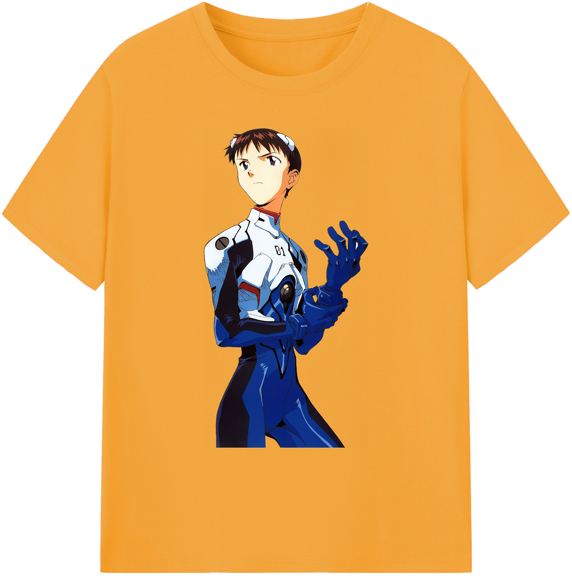 （画像用） EVA 新世紀エヴァンゲリオン 綿100％ メンズ半袖Tシャツ｜肌触りやわらか＆通気性