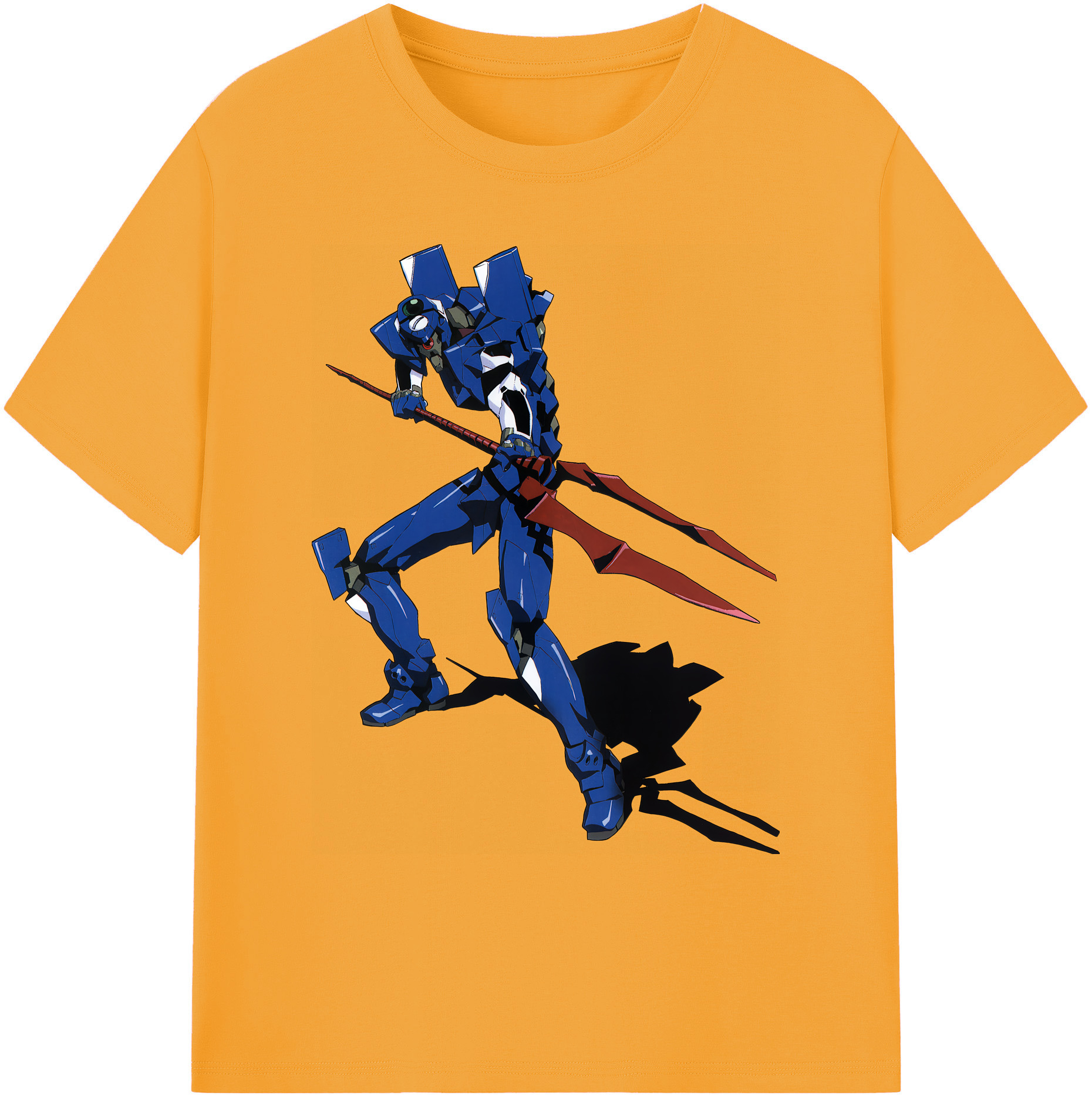 （画像用） EVA 新世紀エヴァンゲリオン 綿100％ メンズ半袖Tシャツ｜肌触りやわらか＆通気性