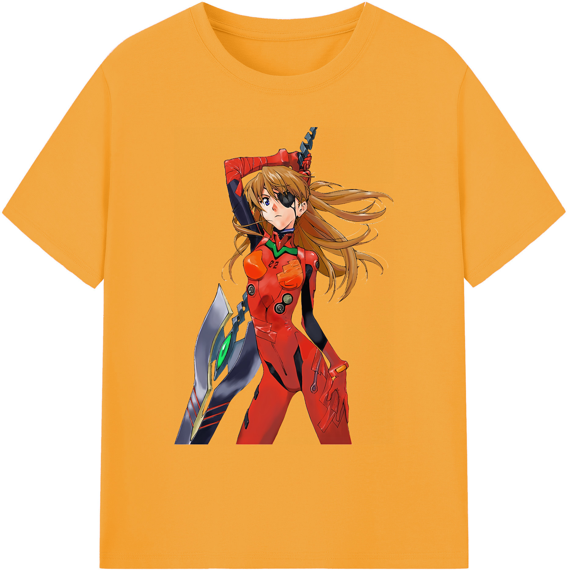 （画像用） EVA 新世紀エヴァンゲリオン 綿100％ メンズ半袖Tシャツ｜肌触りやわらか＆通気性