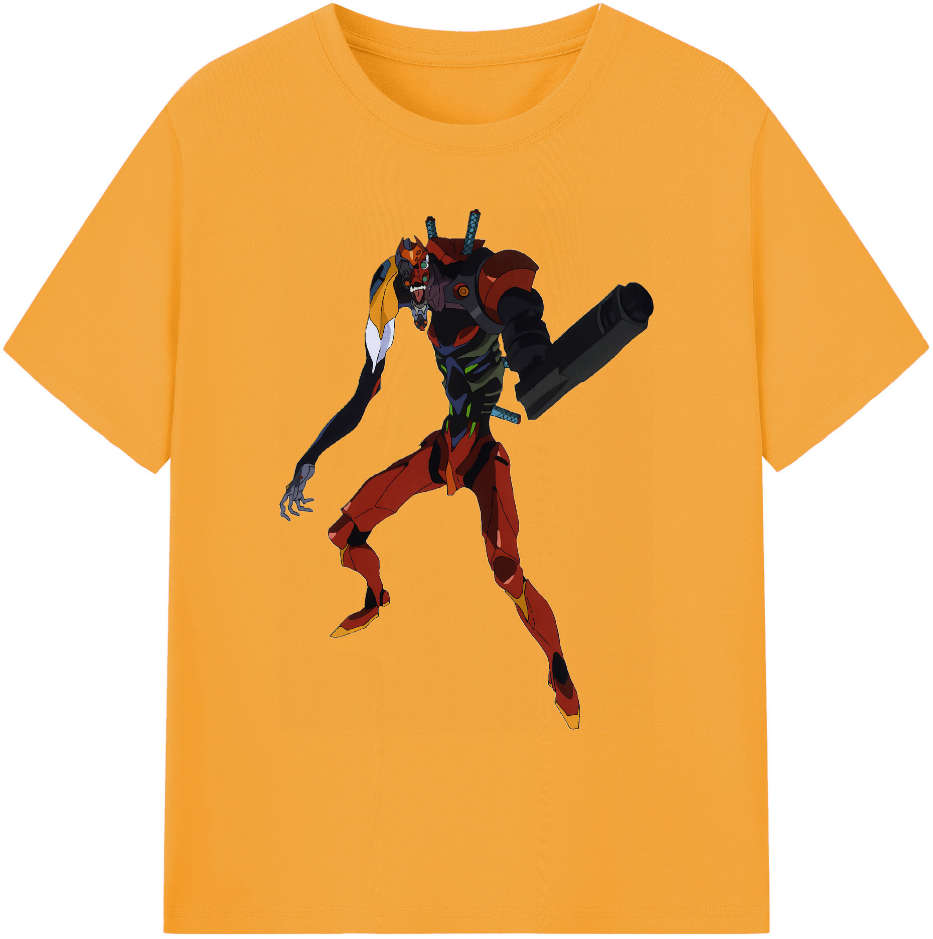 （画像用） EVA 新世紀エヴァンゲリオン 綿100％ メンズ半袖Tシャツ｜肌触りやわらか＆通気性