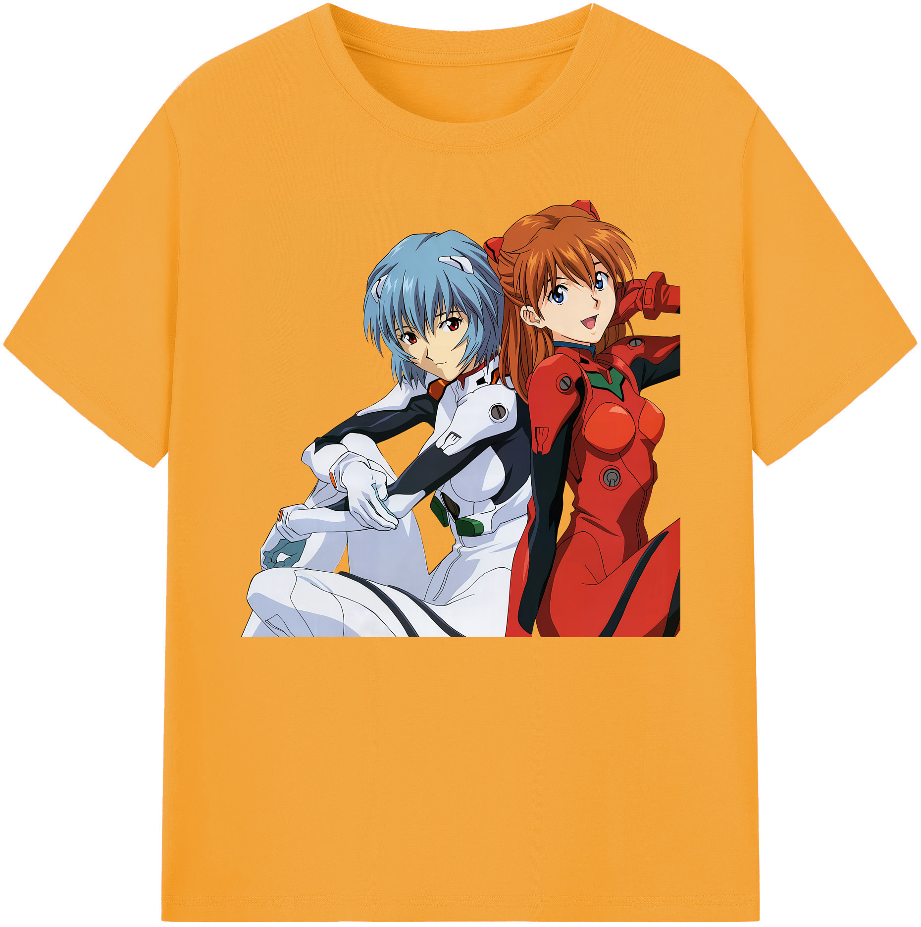 （画像用） EVA 新世紀エヴァンゲリオン 綿100％ メンズ半袖Tシャツ｜肌触りやわらか＆通気性