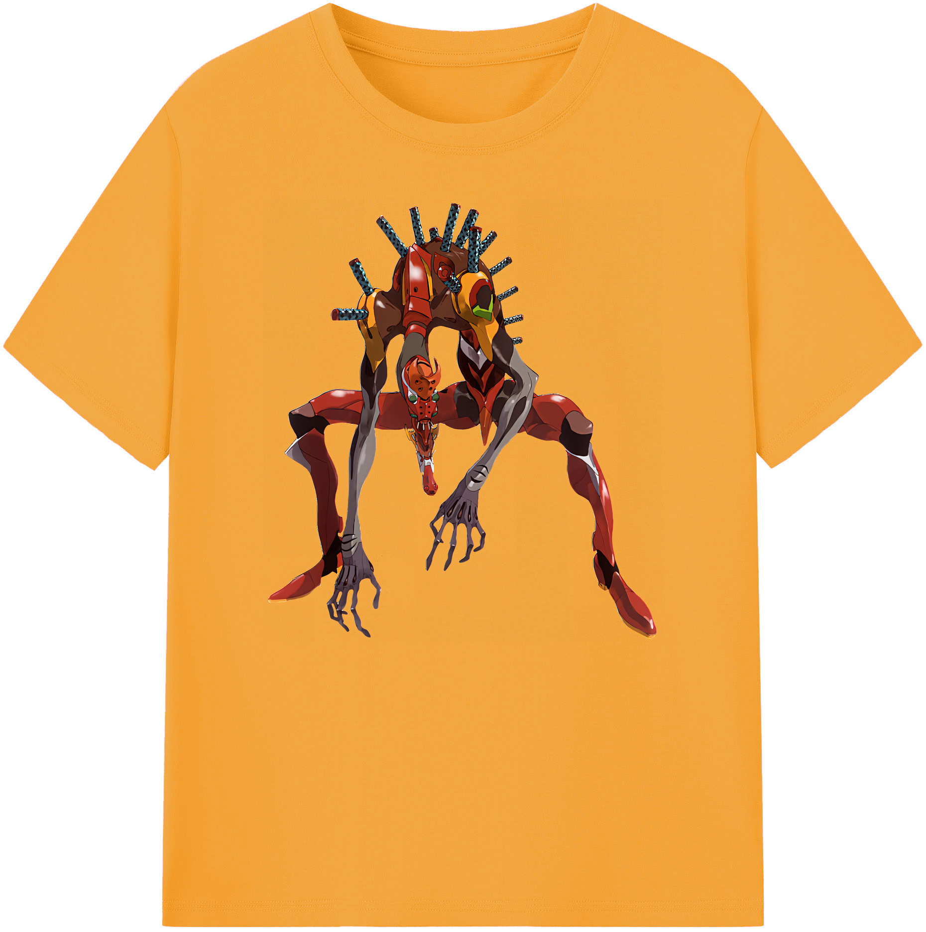 （画像用） EVA 新世紀エヴァンゲリオン 綿100％ メンズ半袖Tシャツ｜肌触りやわらか＆通気性
