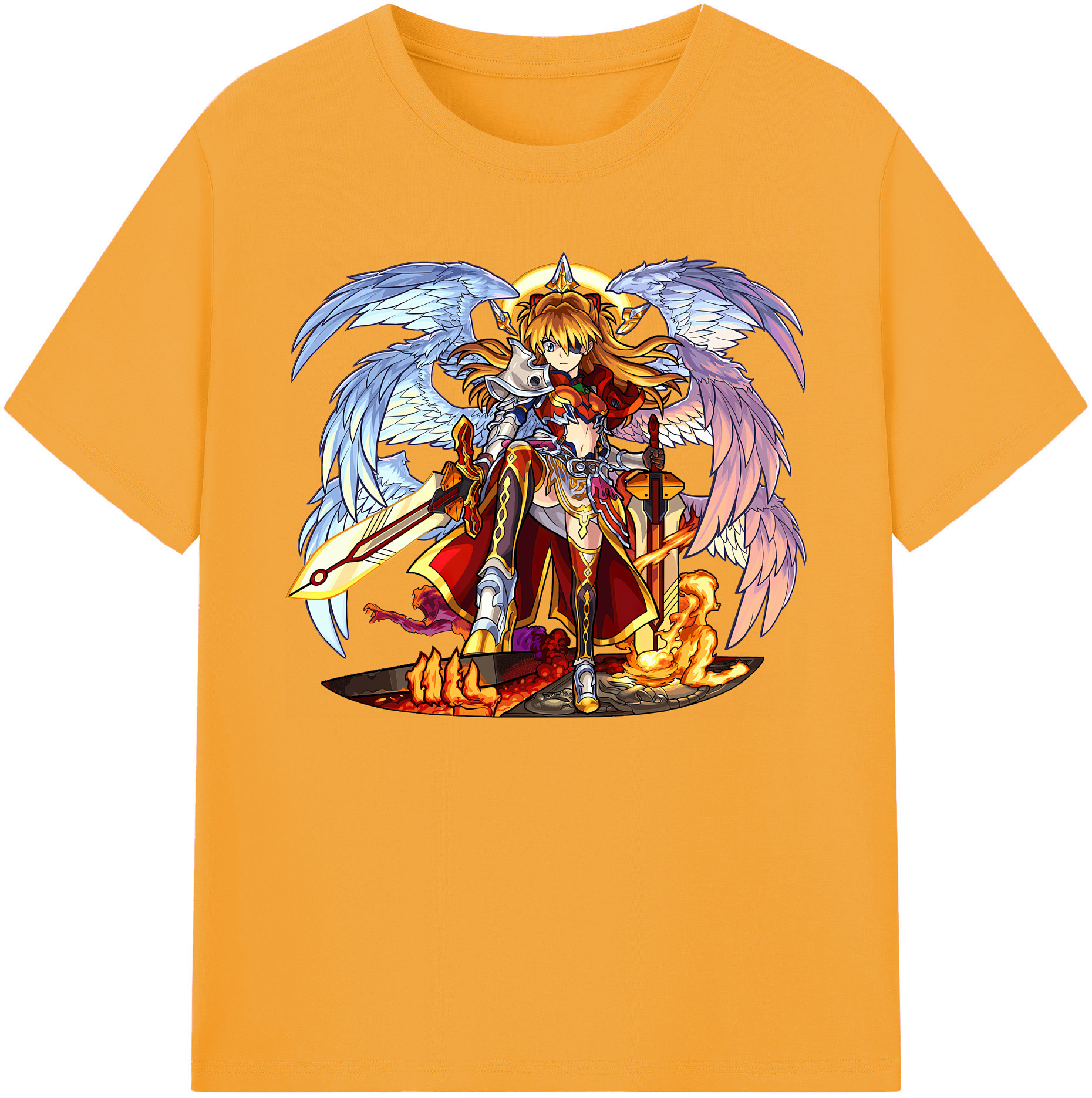 （画像用） EVA 新世紀エヴァンゲリオン 綿100％ メンズ半袖Tシャツ｜肌触りやわらか＆通気性