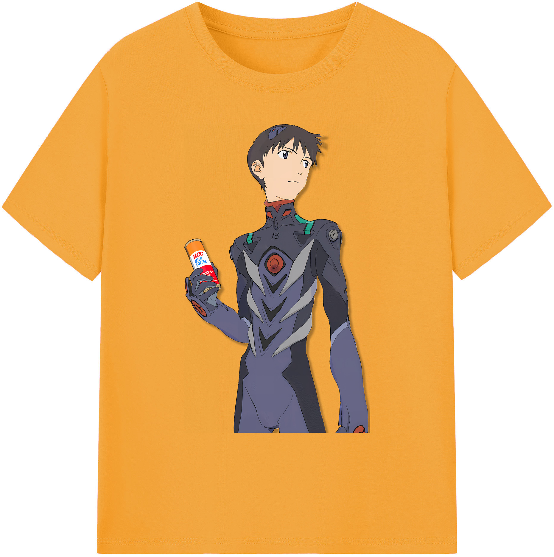 （画像用） EVA 新世紀エヴァンゲリオン 綿100％ メンズ半袖Tシャツ｜肌触りやわらか＆通気性