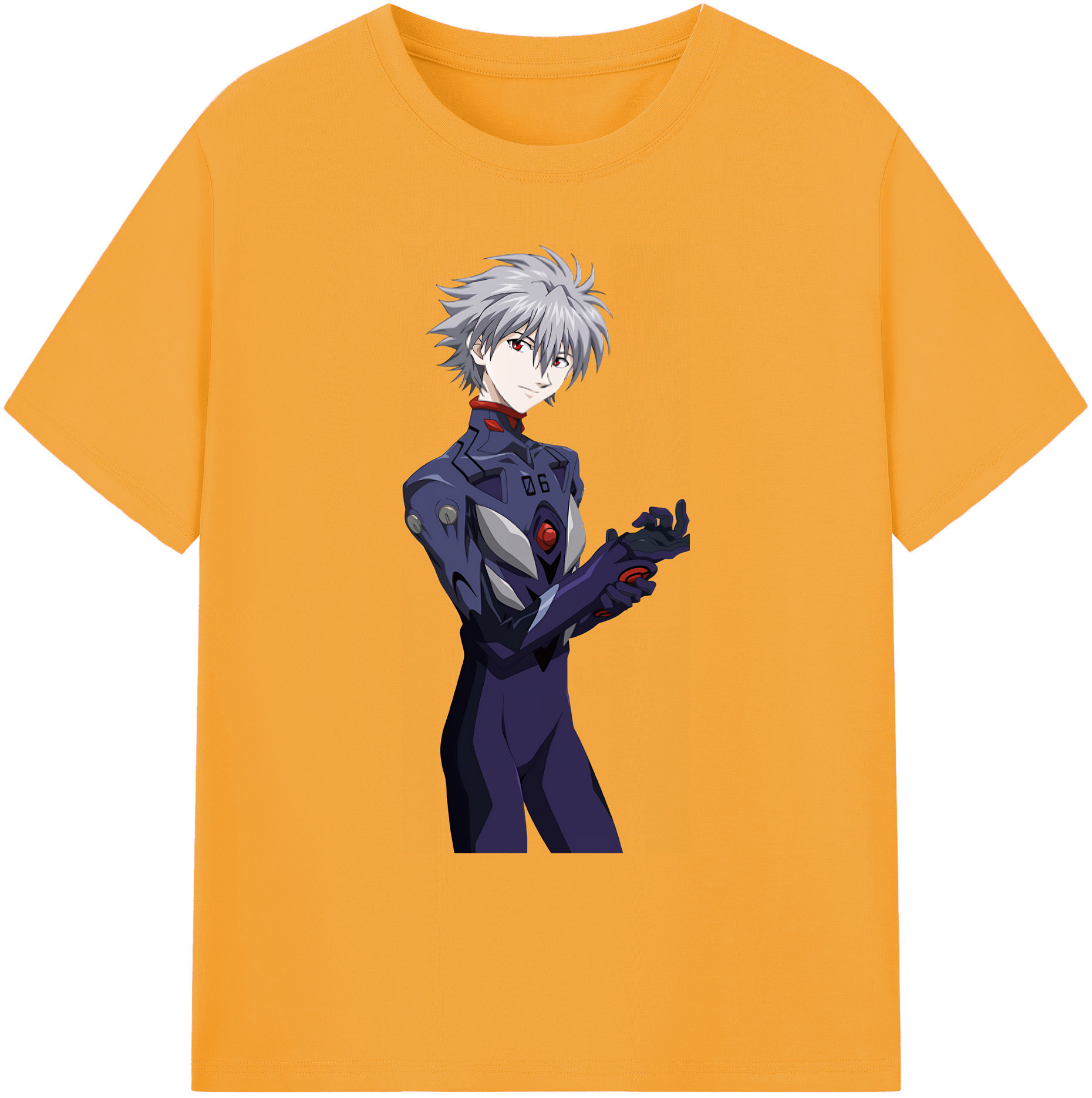 （画像用） EVA 新世紀エヴァンゲリオン 綿100％ メンズ半袖Tシャツ｜肌触りやわらか＆通気性