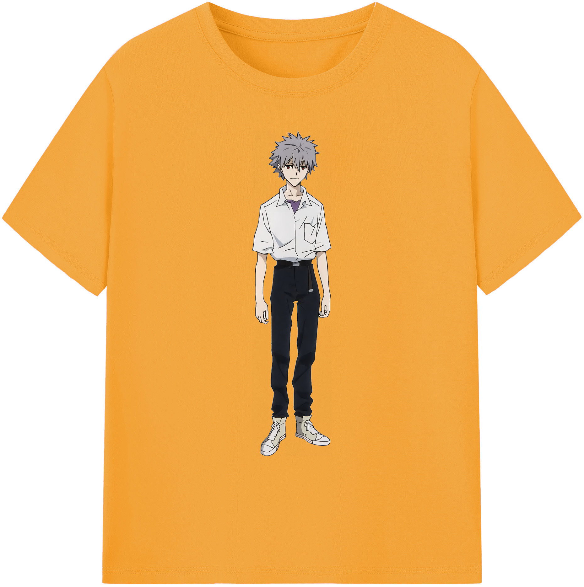 （画像用） EVA 新世紀エヴァンゲリオン 綿100％ メンズ半袖Tシャツ｜肌触りやわらか＆通気性