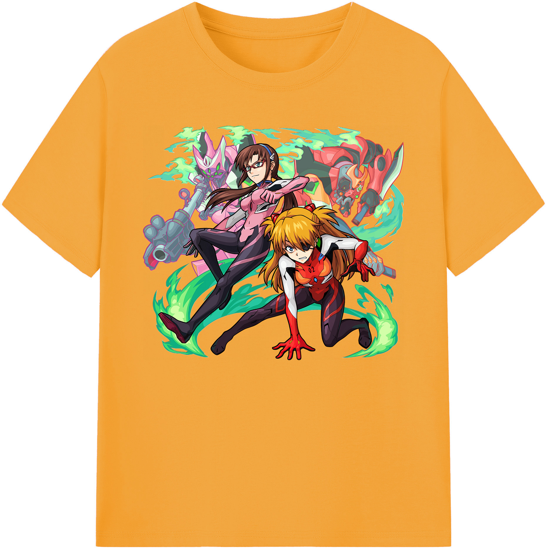 （画像用） EVA 新世紀エヴァンゲリオン 綿100％ メンズ半袖Tシャツ｜肌触りやわらか＆通気性