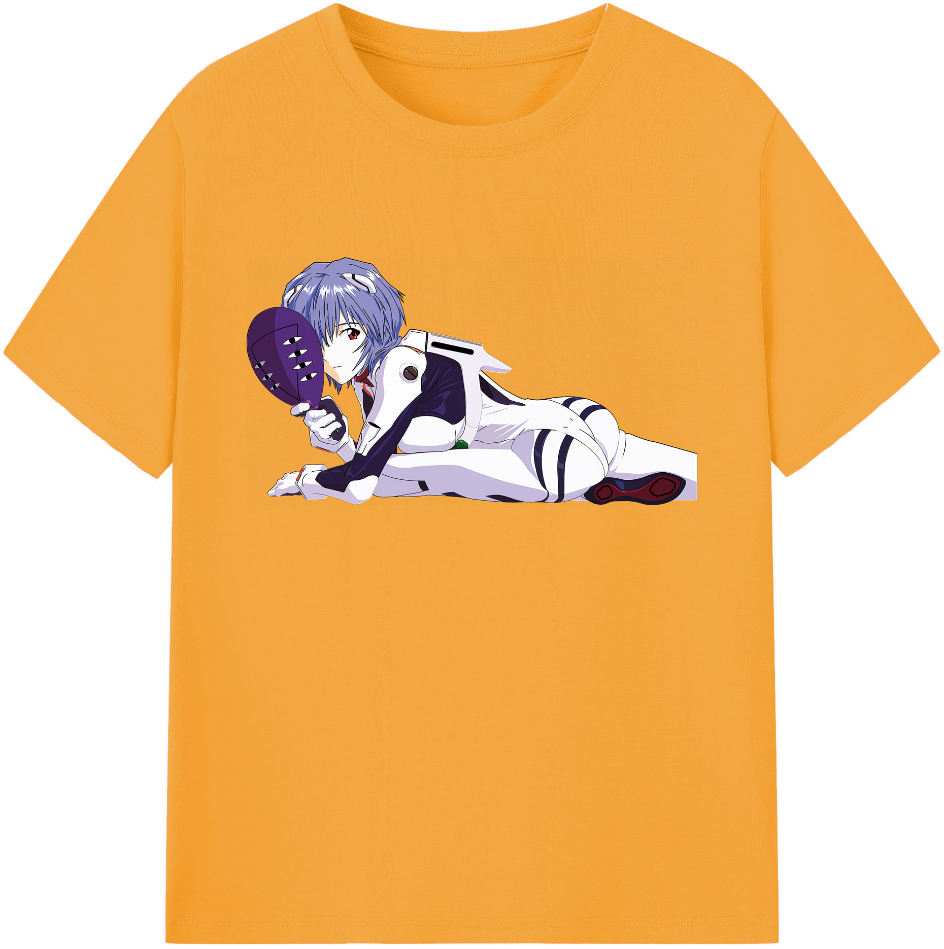 （画像用） EVA 新世紀エヴァンゲリオン 綿100％ メンズ半袖Tシャツ｜肌触りやわらか＆通気性
