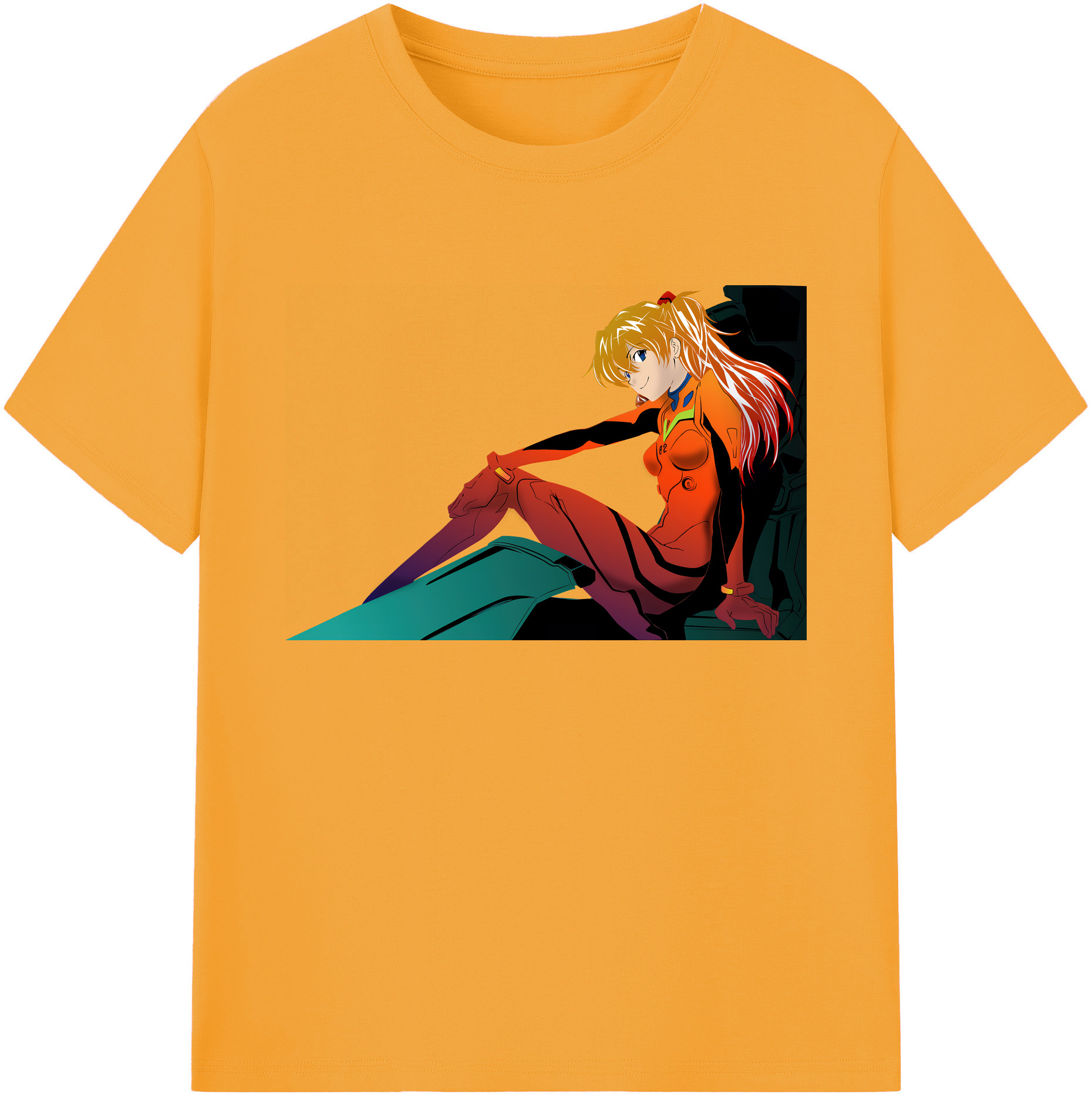 （画像用） EVA 新世紀エヴァンゲリオン 綿100％ メンズ半袖Tシャツ｜肌触りやわらか＆通気性