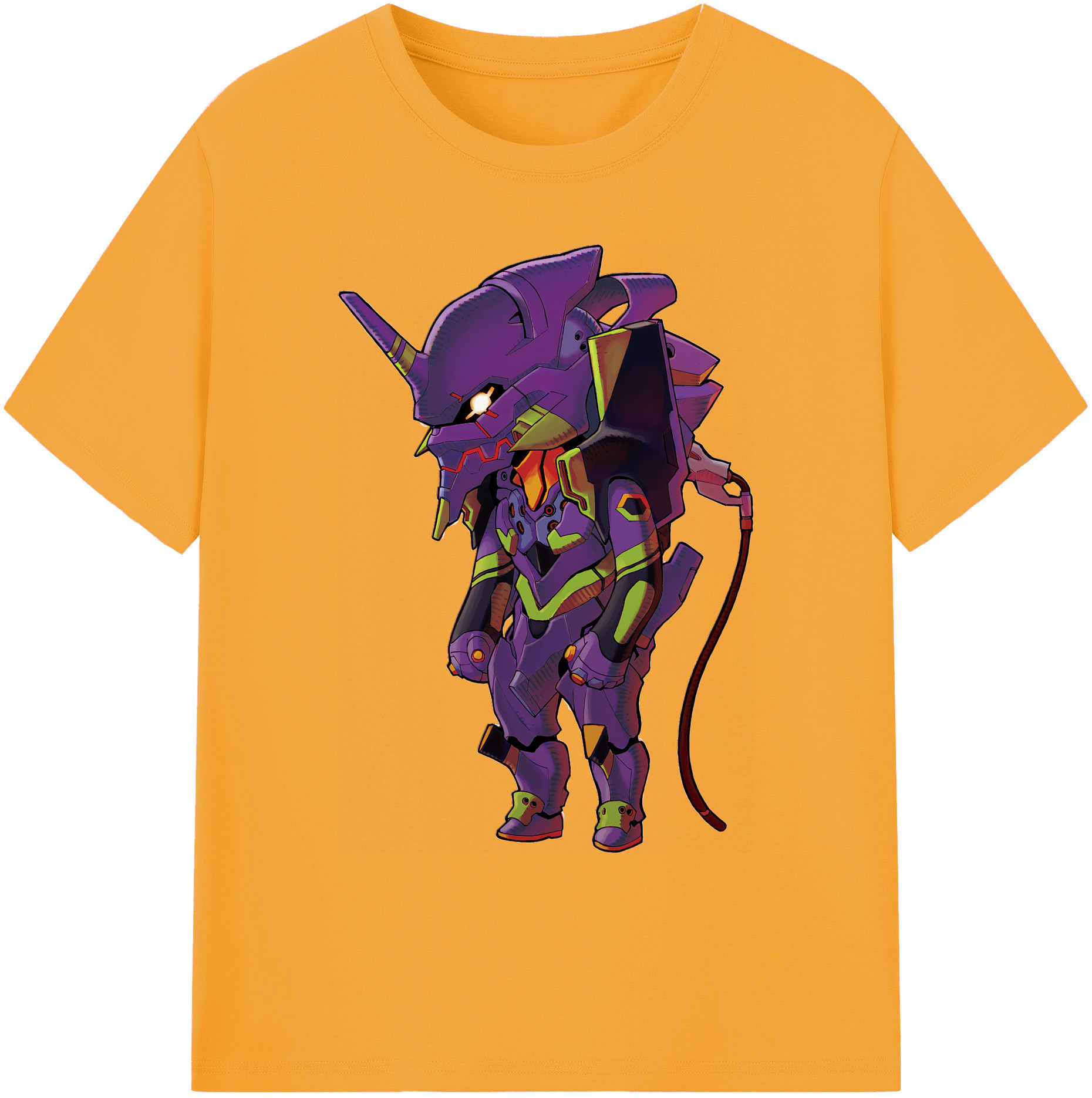 （画像用） EVA 新世紀エヴァンゲリオン 綿100％ メンズ半袖Tシャツ｜肌触りやわらか＆通気性