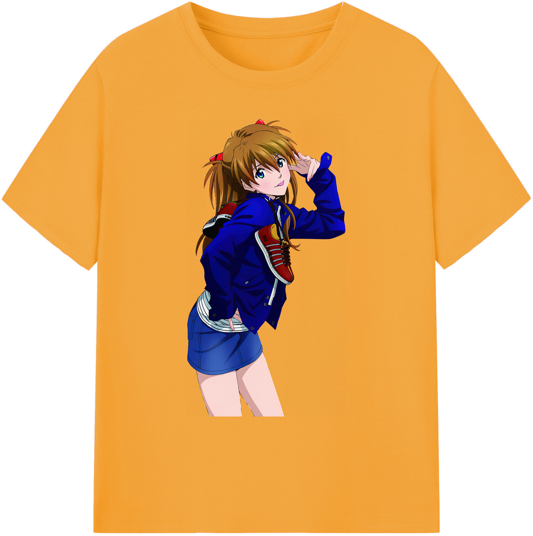 （画像用） EVA 新世紀エヴァンゲリオン 綿100％ メンズ半袖Tシャツ｜肌触りやわらか＆通気性
