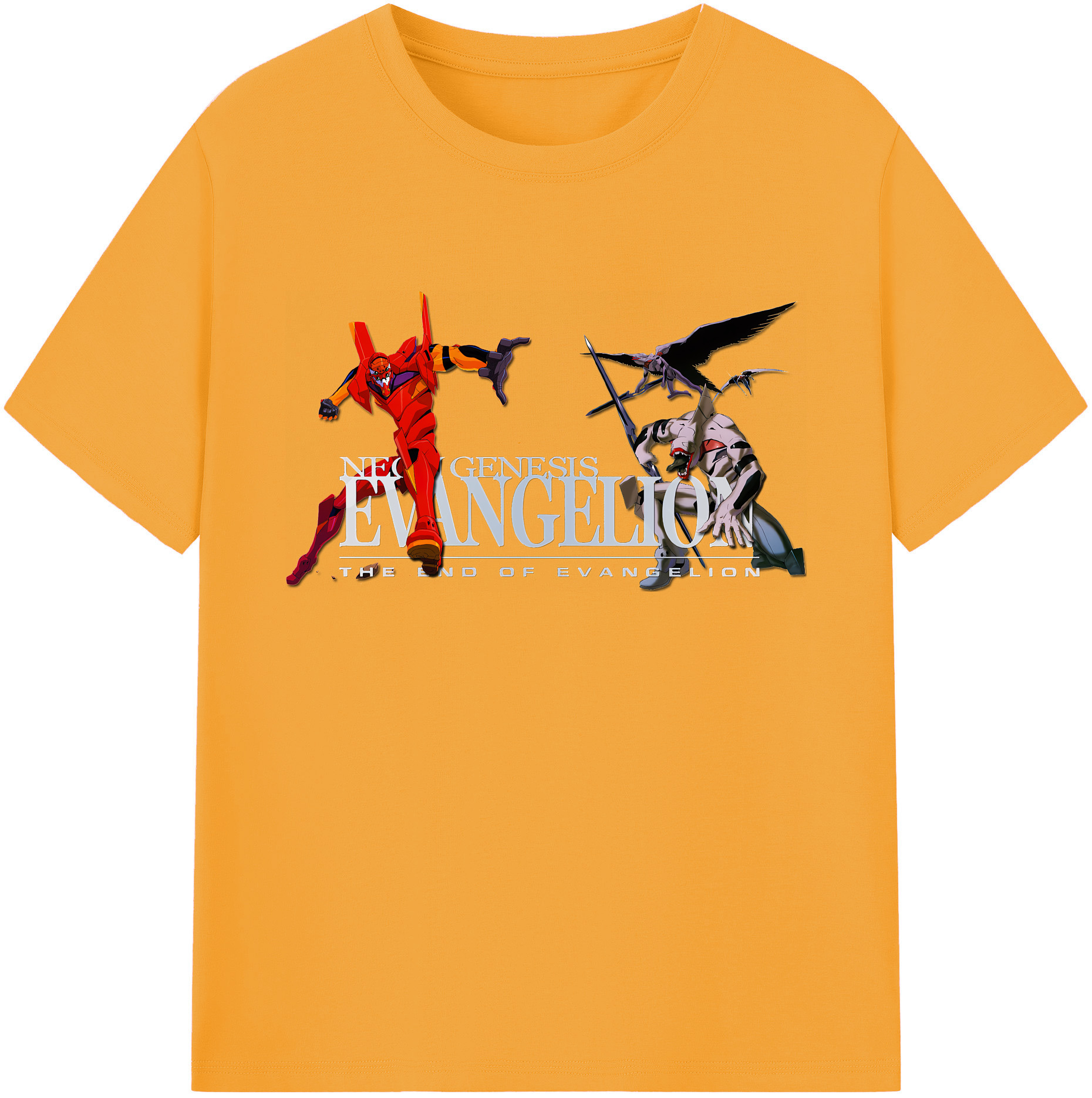 （画像用） EVA 新世紀エヴァンゲリオン 綿100％ メンズ半袖Tシャツ｜肌触りやわらか＆通気性